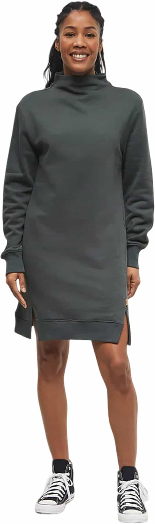 Image de produit pour Robe sweat-shirt à col montant TreeFleece - Femme