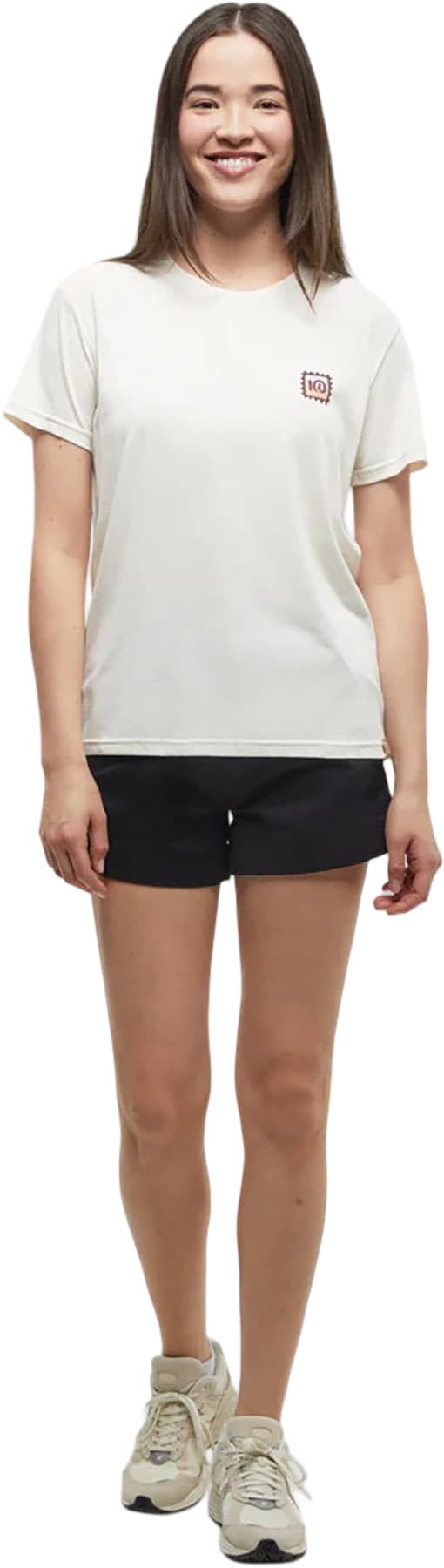 Product gallery image number 4 for product Emerald Edge Arch Crew Neck Graphic Short Sleeve T-Shirt - Women's 