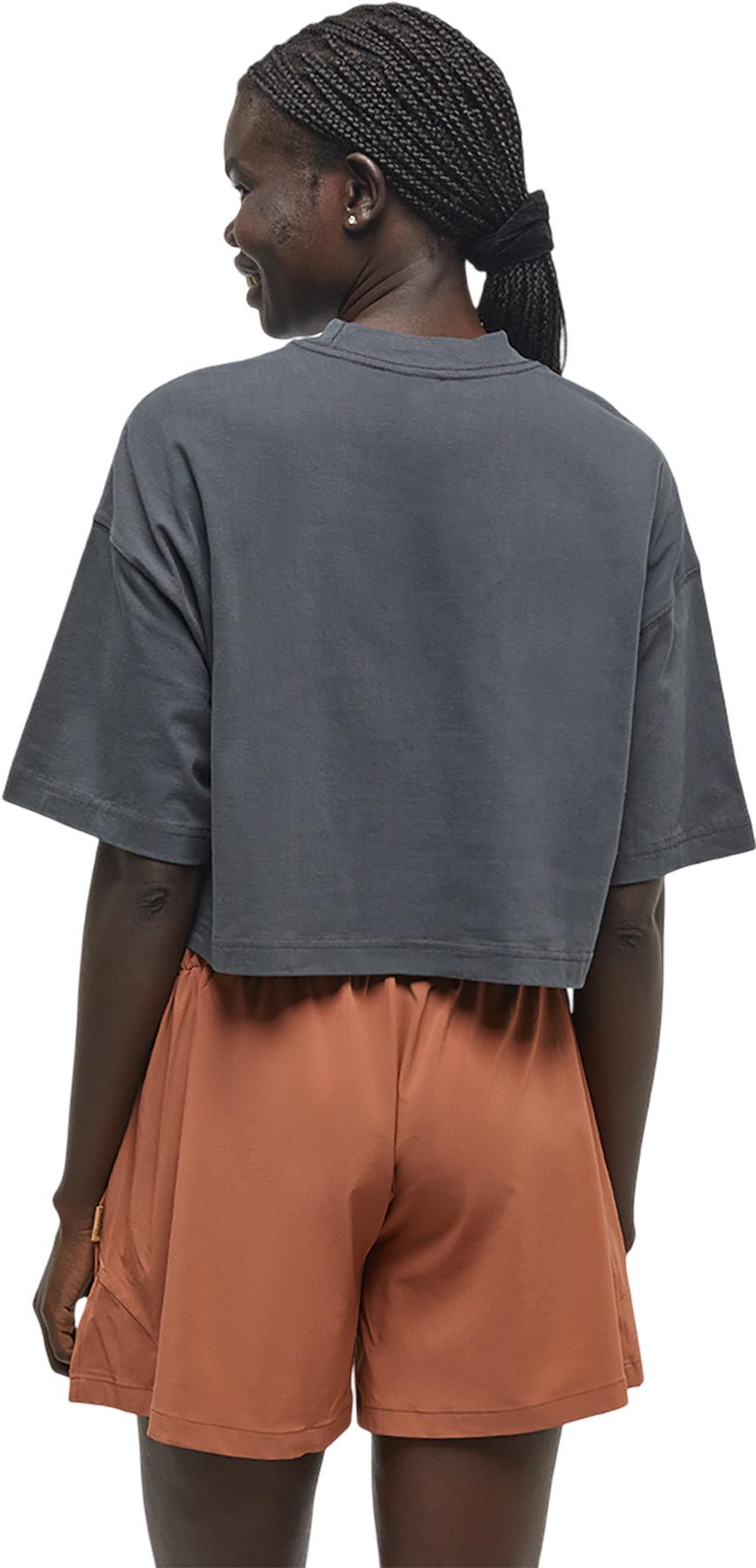 Product gallery image number 2 for product Emerald Edge Oversized Crop T-Shirt - Women's