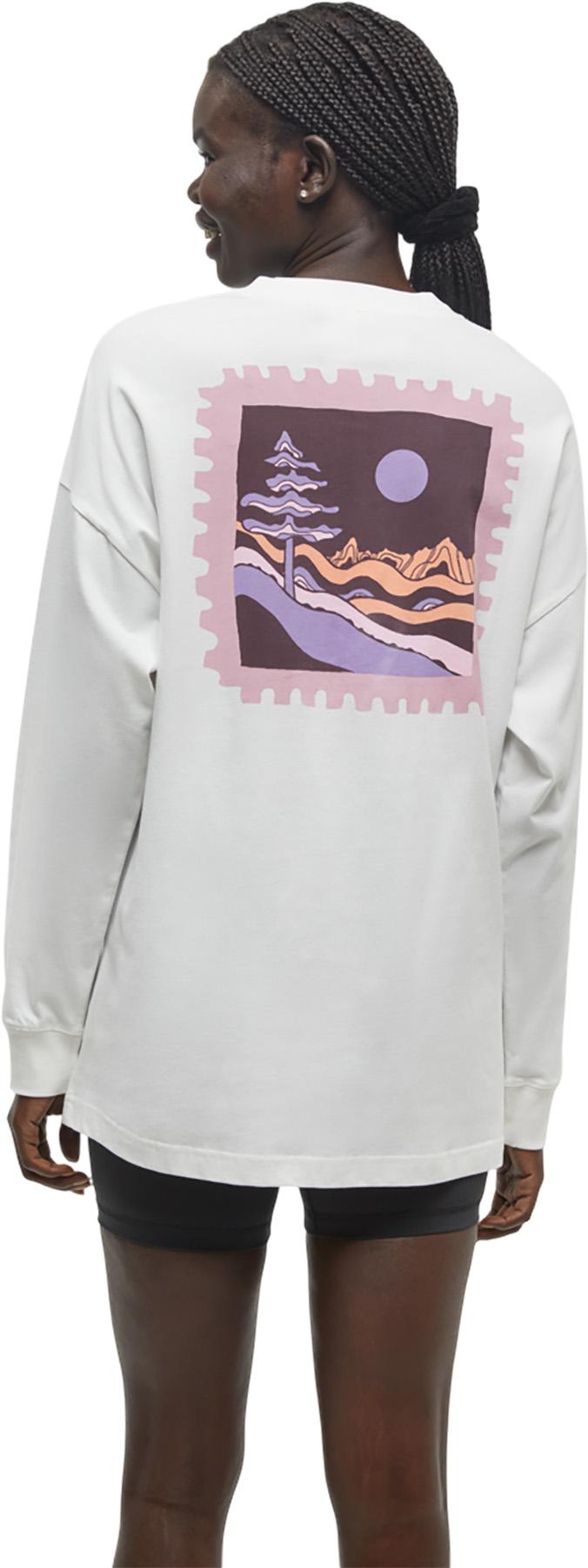 Product gallery image number 2 for product Emerald Edge Oversized Long Sleeve T-Shirt - Women's