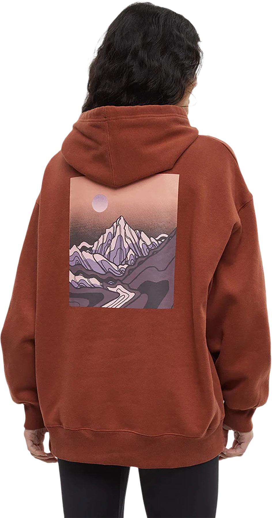 Product gallery image number 2 for product Emerald Edge Graphic Oversized Hoodie - Women's