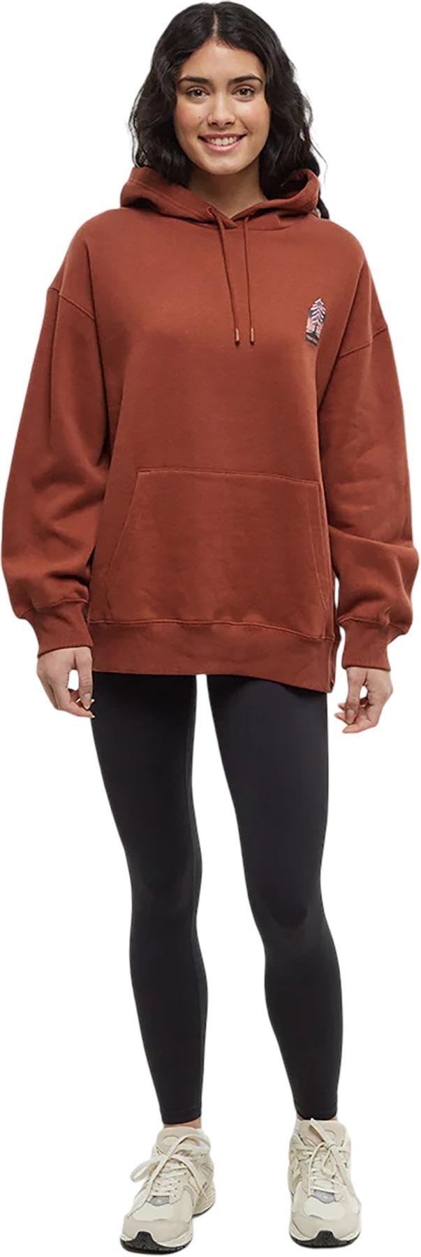 Product gallery image number 4 for product Emerald Edge Graphic Oversized Hoodie - Women's