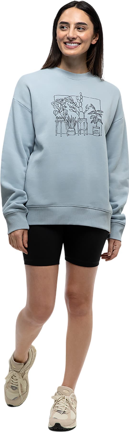 Product gallery image number 4 for product Plant Club Crew Neck Graphic Sweatshirt - Women's
