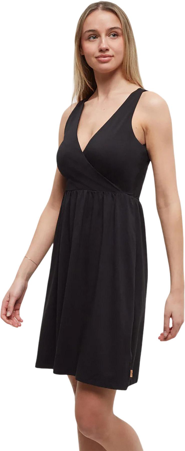 Product gallery image number 4 for product Cottonwood EcoTech Jersey Regular Faux Wrap Dress - Women's