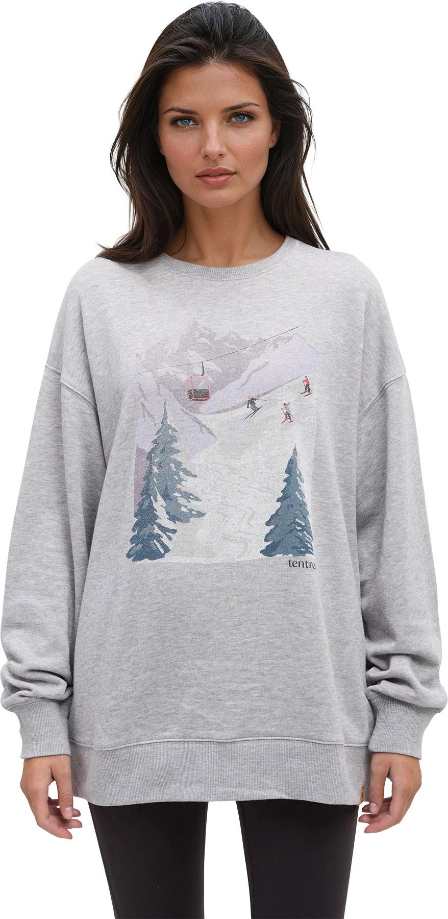 Image de produit pour Chandail surdimensionné à col rond Alpine - Femme