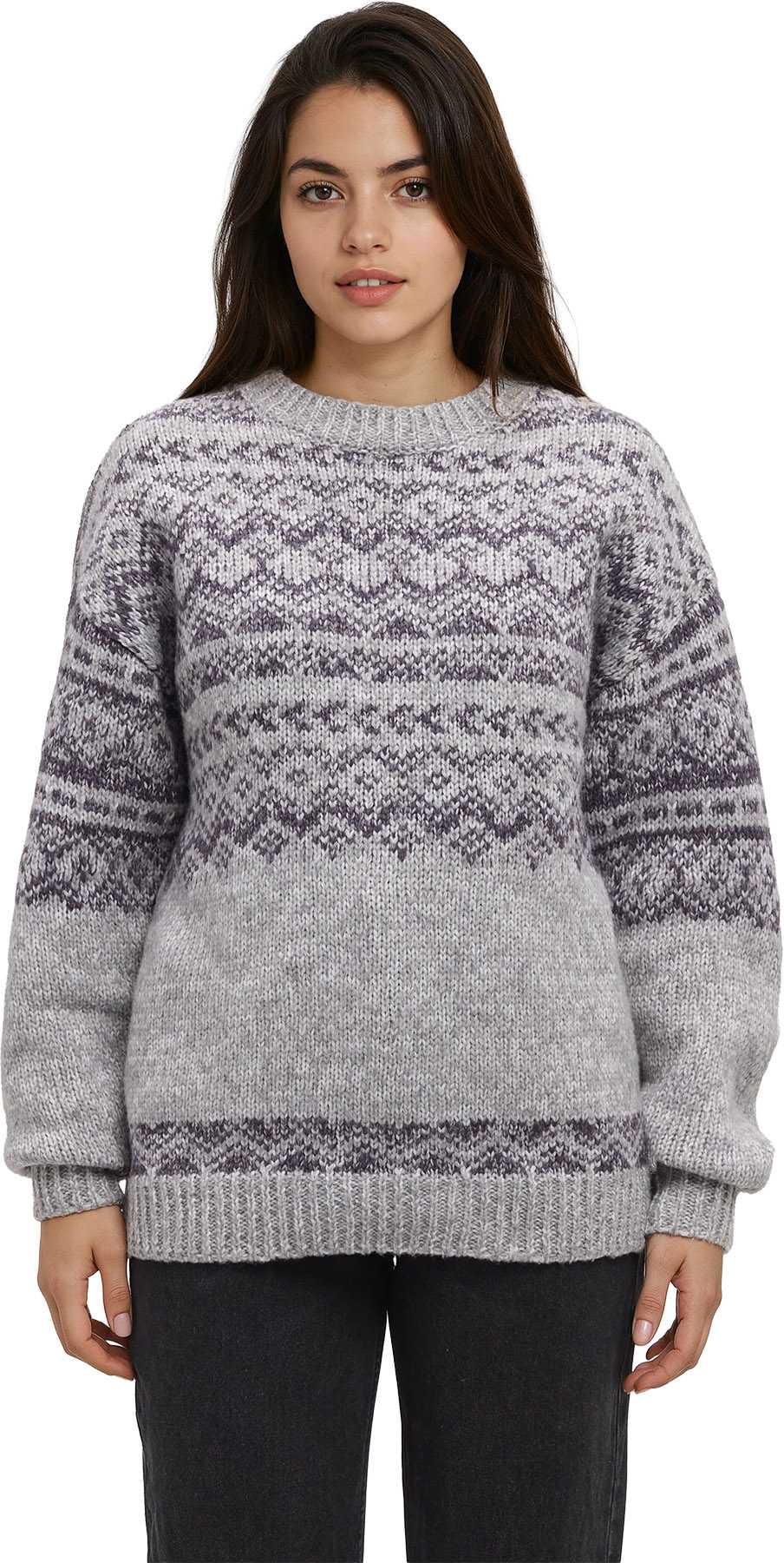 Light Grey Heather - Plum Royale Blend