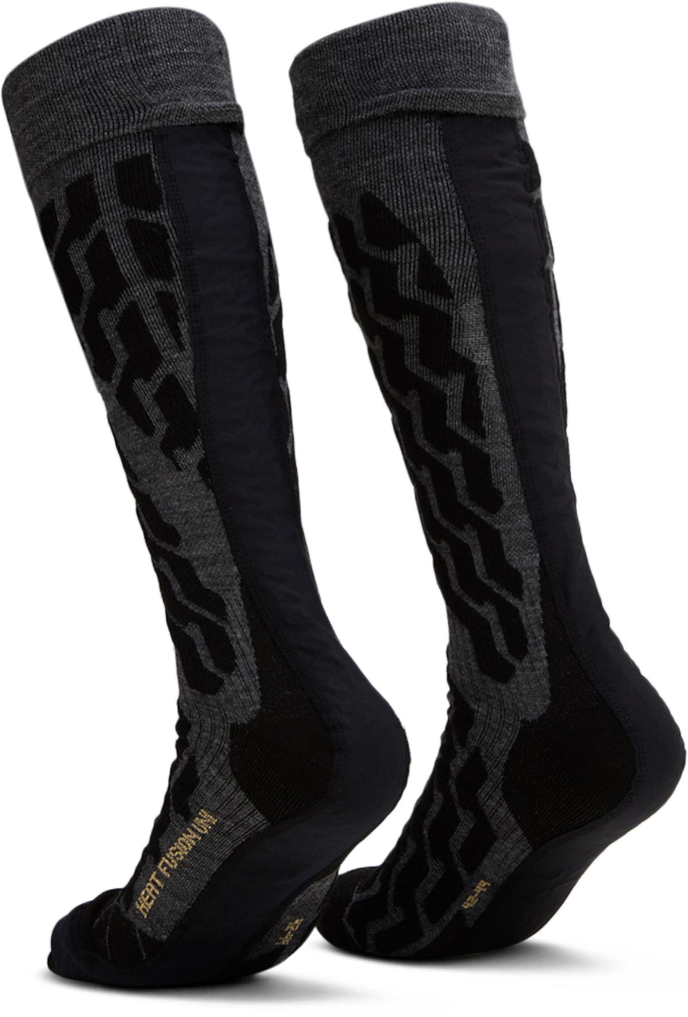 Product gallery image number 2 for product Chaussettes de ski chauffantes Powersocks Heat Fusion Uni - Unisexe