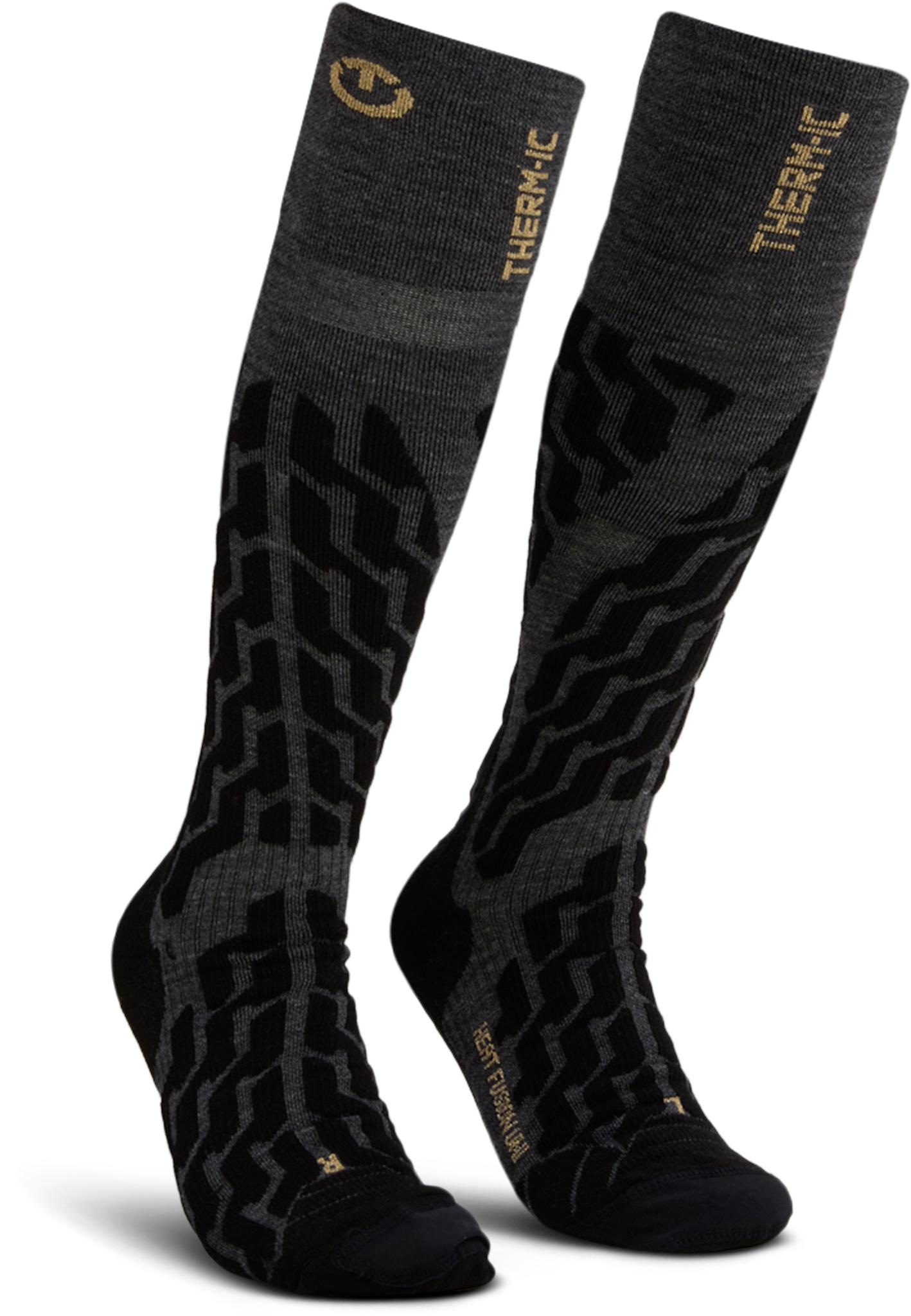 Product gallery image number 3 for product Chaussettes de ski chauffantes Powersocks Heat Fusion Uni - Unisexe