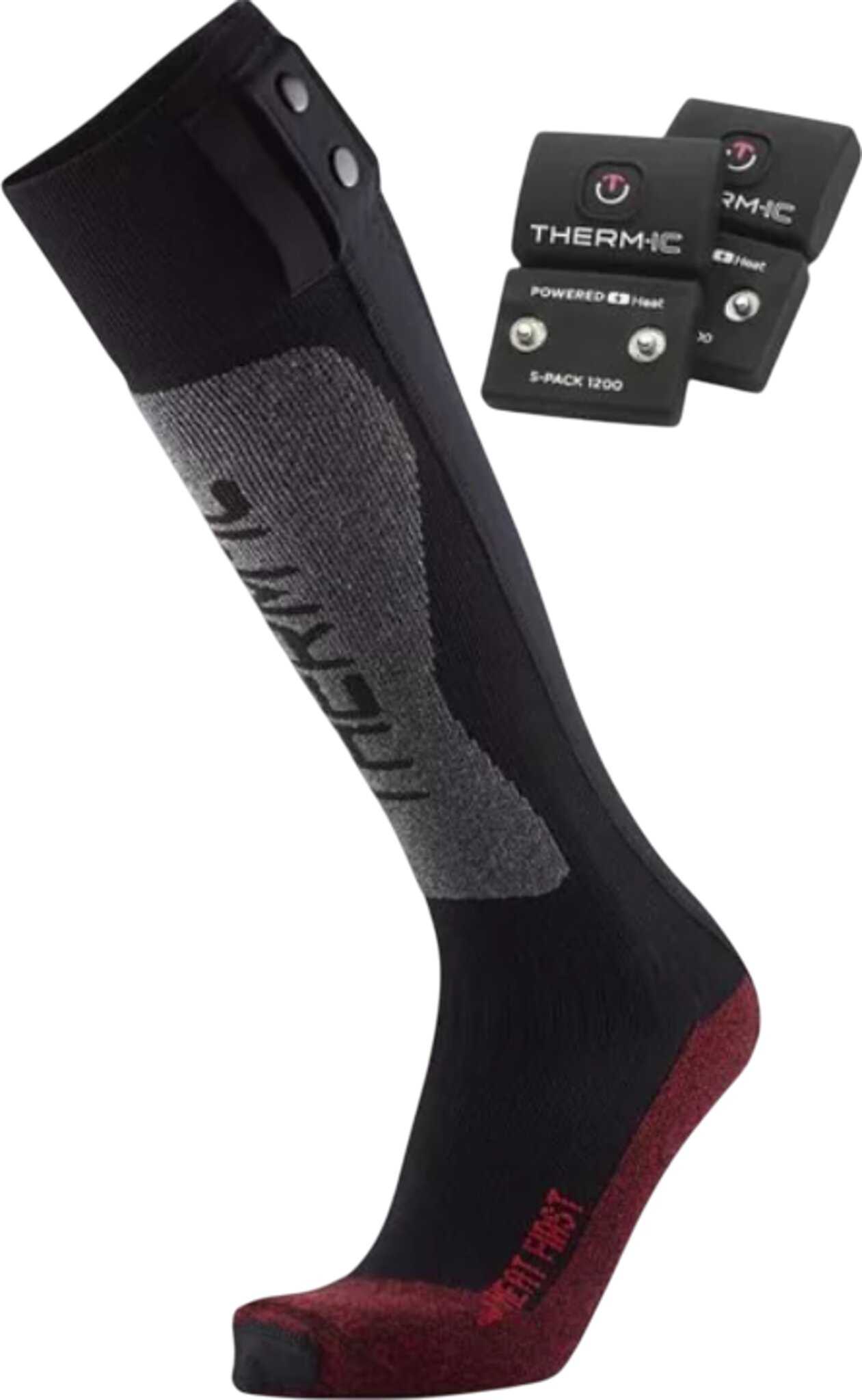 Product image for Ski Heat First Heated Socks with S-Pack 1200 batteries - Unisex