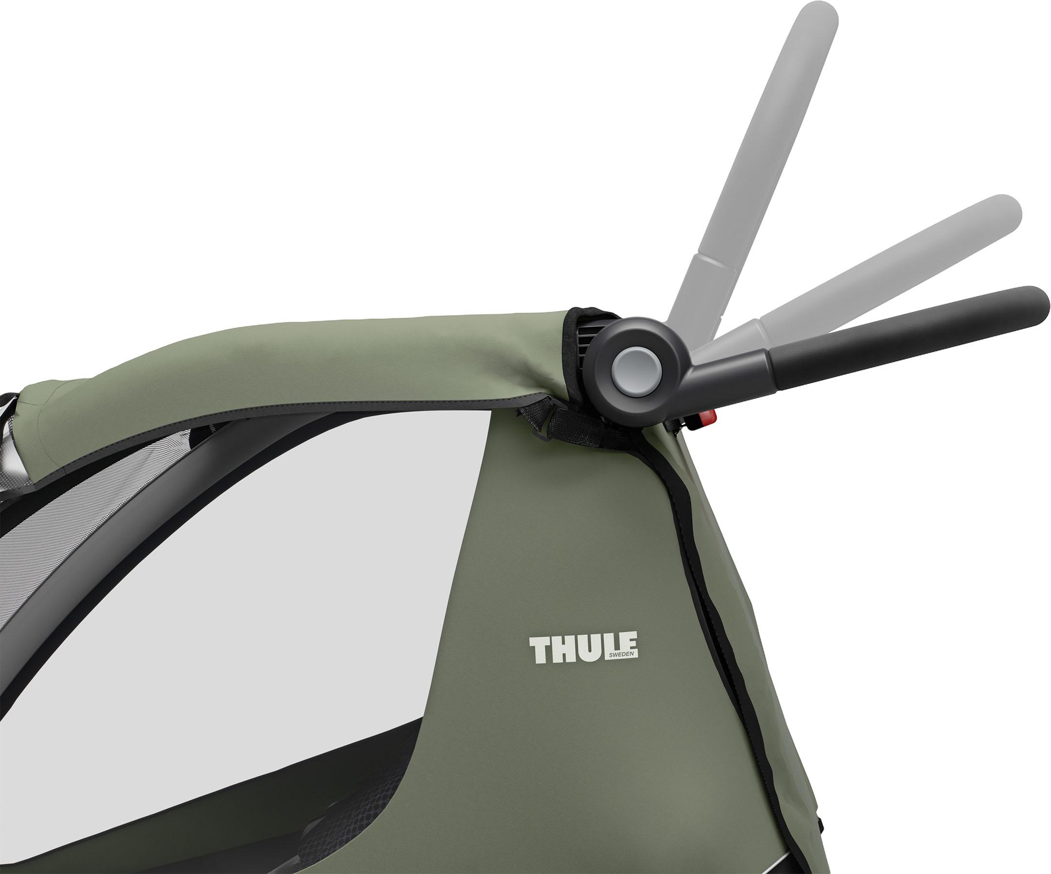 Product gallery image number 4 for product Courier 2 Seats Child Cargo Bike Trailer