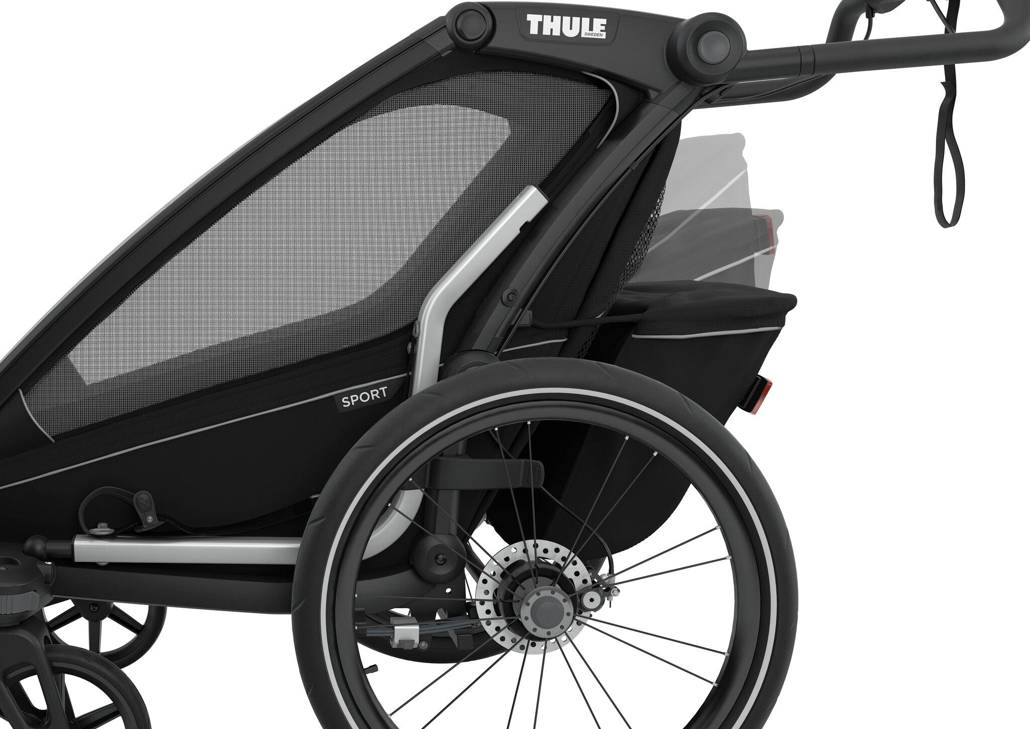 Product gallery image number 6 for product Chariot Sport 1 Seat Multisport Bike Trailer