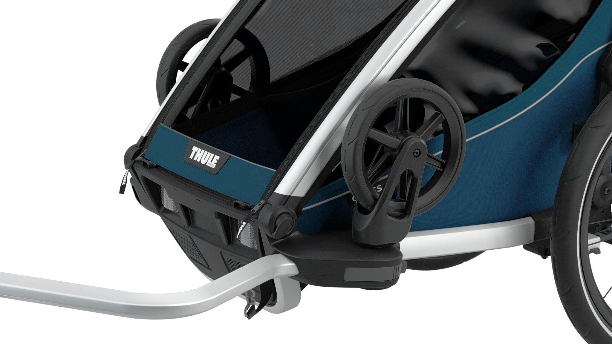 Product gallery image number 6 for product Remorque à 1 place pour vélo multisports Chariot Cross