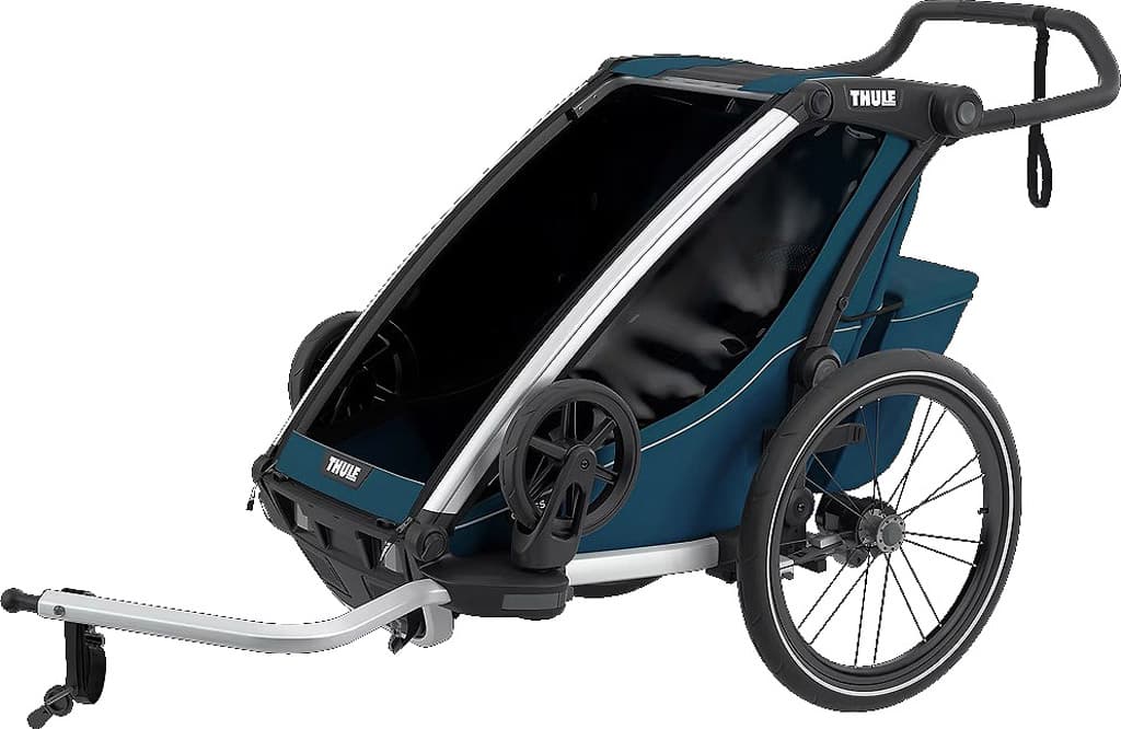 Image de produit pour Remorque à 1 place pour vélo multisports Chariot Cross