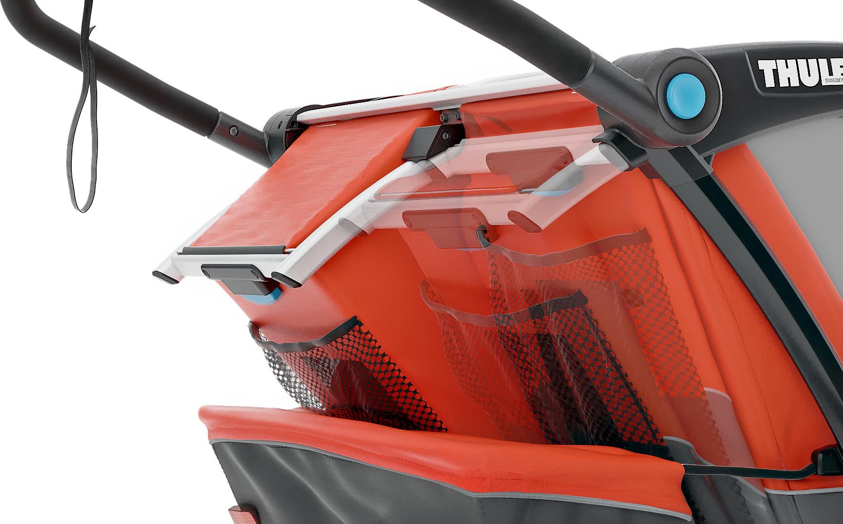 Product gallery image number 3 for product Chariot Cross 2 Seats Multisport Bike Trailer