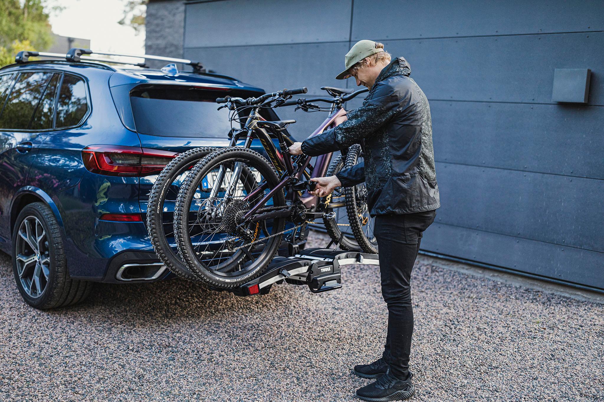 Numéro de l'image de la galerie de produits 3 pour le produit Porte-vélos sur attelage 2-vélos EasyFold XT