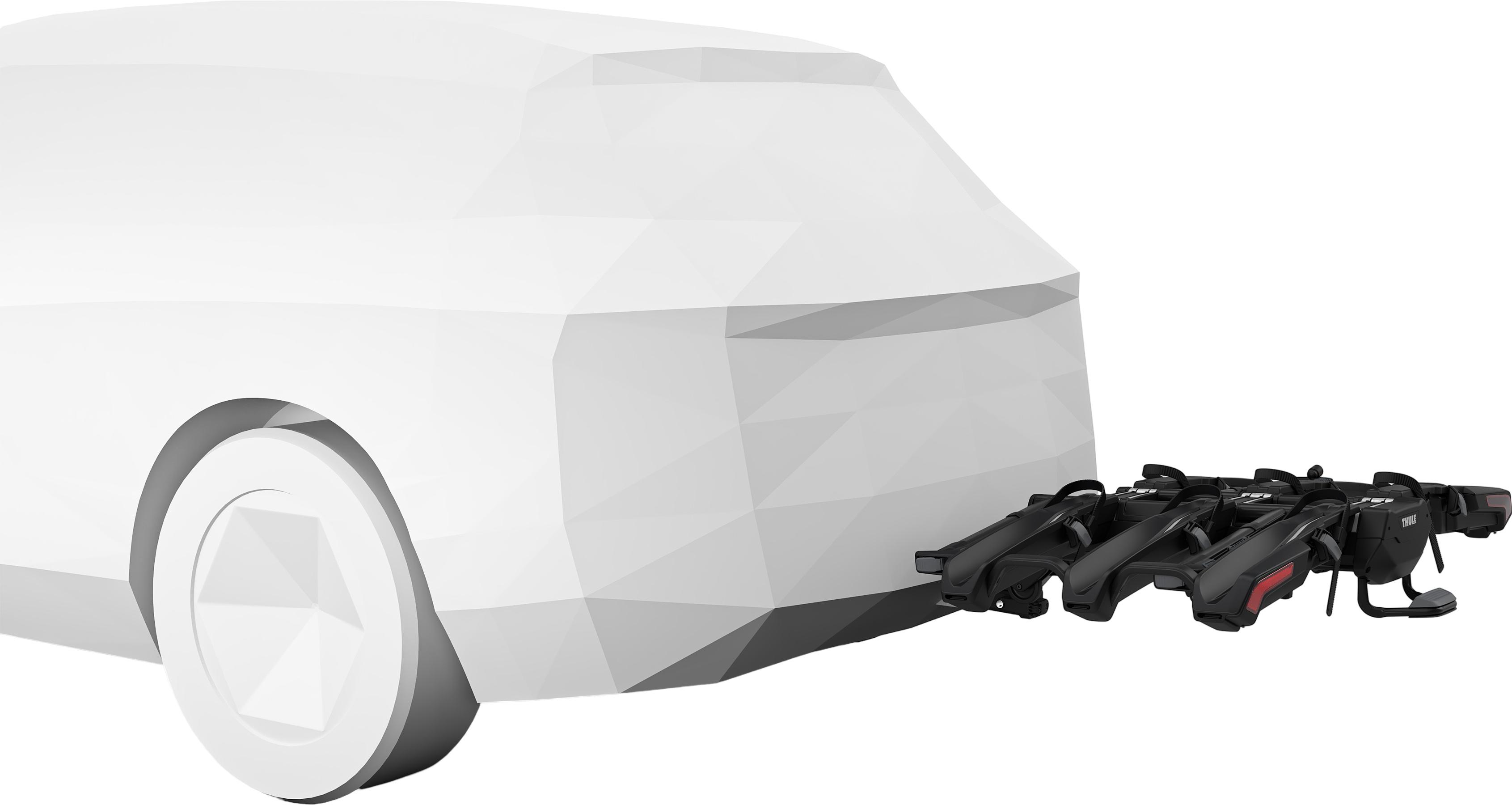 Product gallery image number 2 for product Epos 3-Bike Foldable Hitch Platform Bike Rack