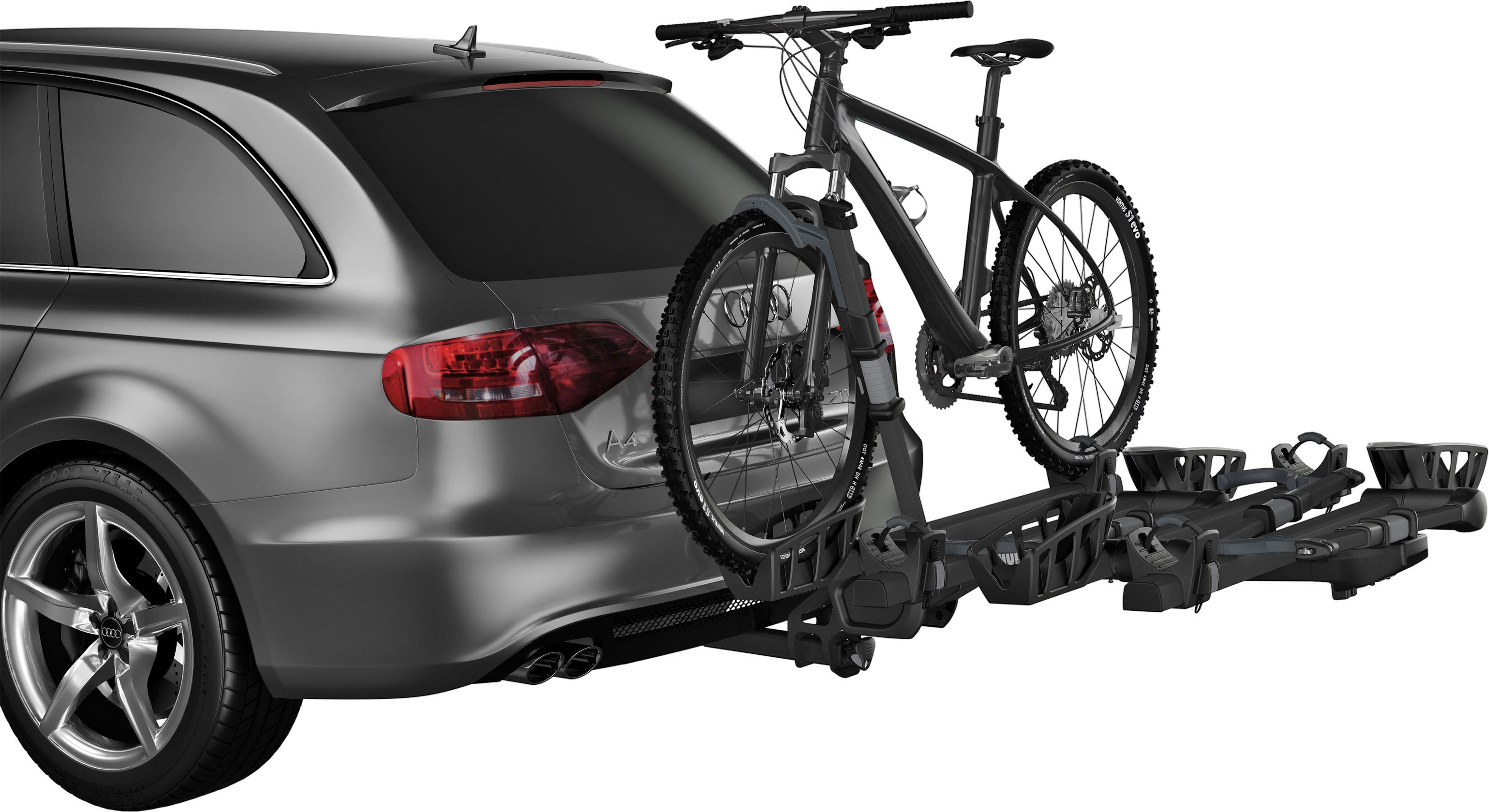 Product gallery image number 3 for product Porte-vélos sur attelage plateforme pour 2 vélos T2 Pro XT Add-On