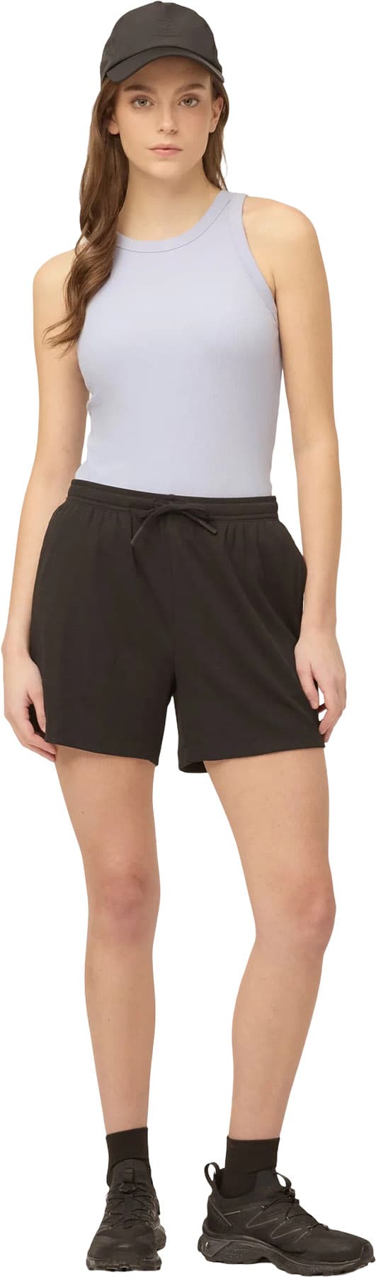 Product gallery image number 4 for product Rib Pull On Shorts - Women's