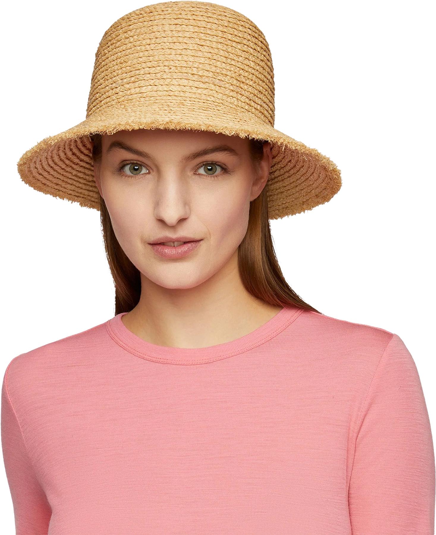 Product gallery image number 4 for product Raffia Frayed Edge Sun Hat - Unisex