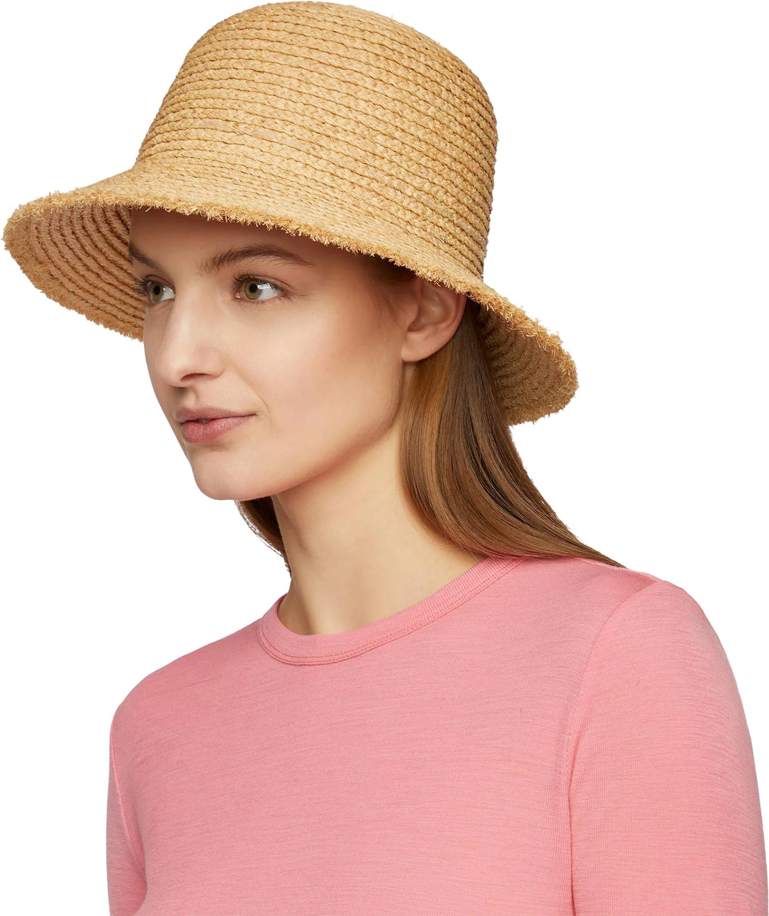 Product gallery image number 5 for product Raffia Frayed Edge Sun Hat - Unisex
