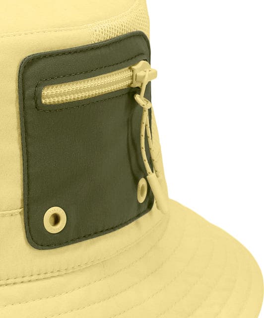 Product gallery image number 4 for product Zip Pocket Bucket Hat - Unisex