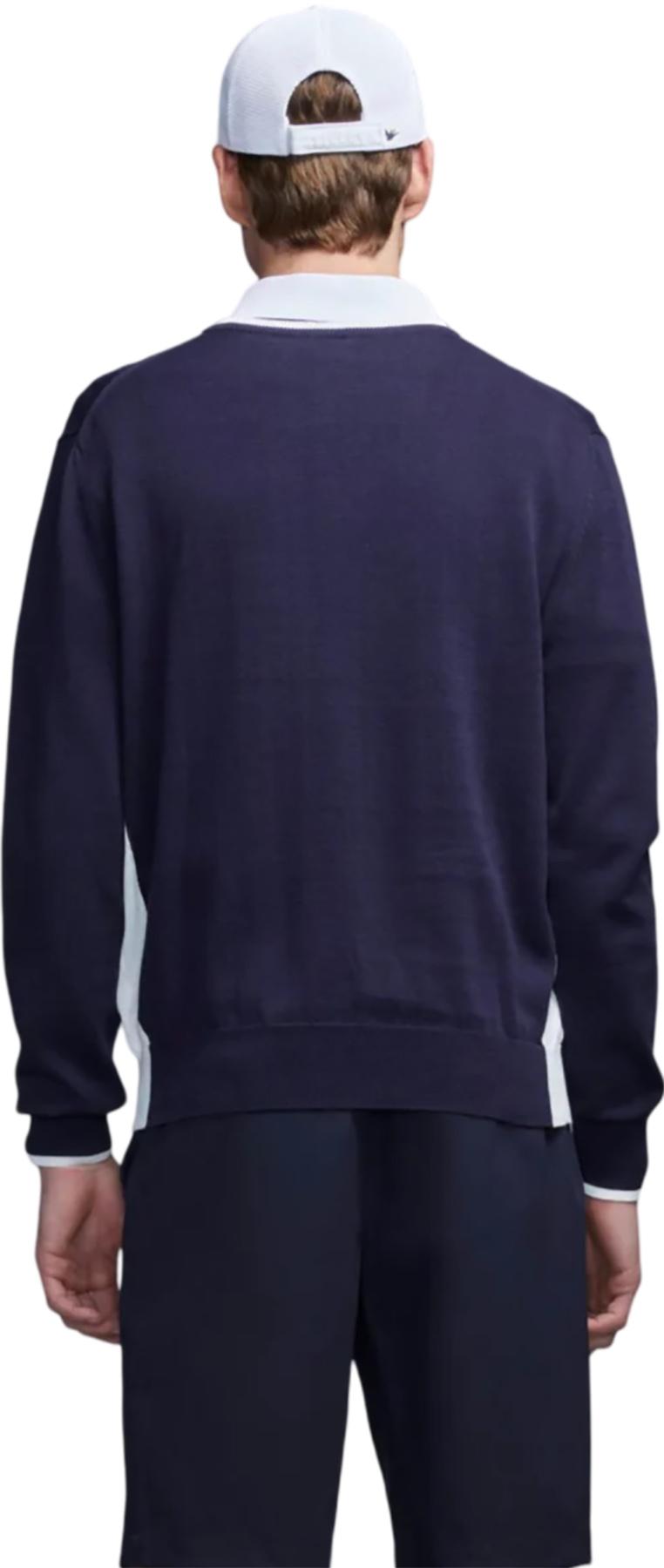 Product gallery image number 2 for product Chandail à col rond couleurs contrastantes - Homme