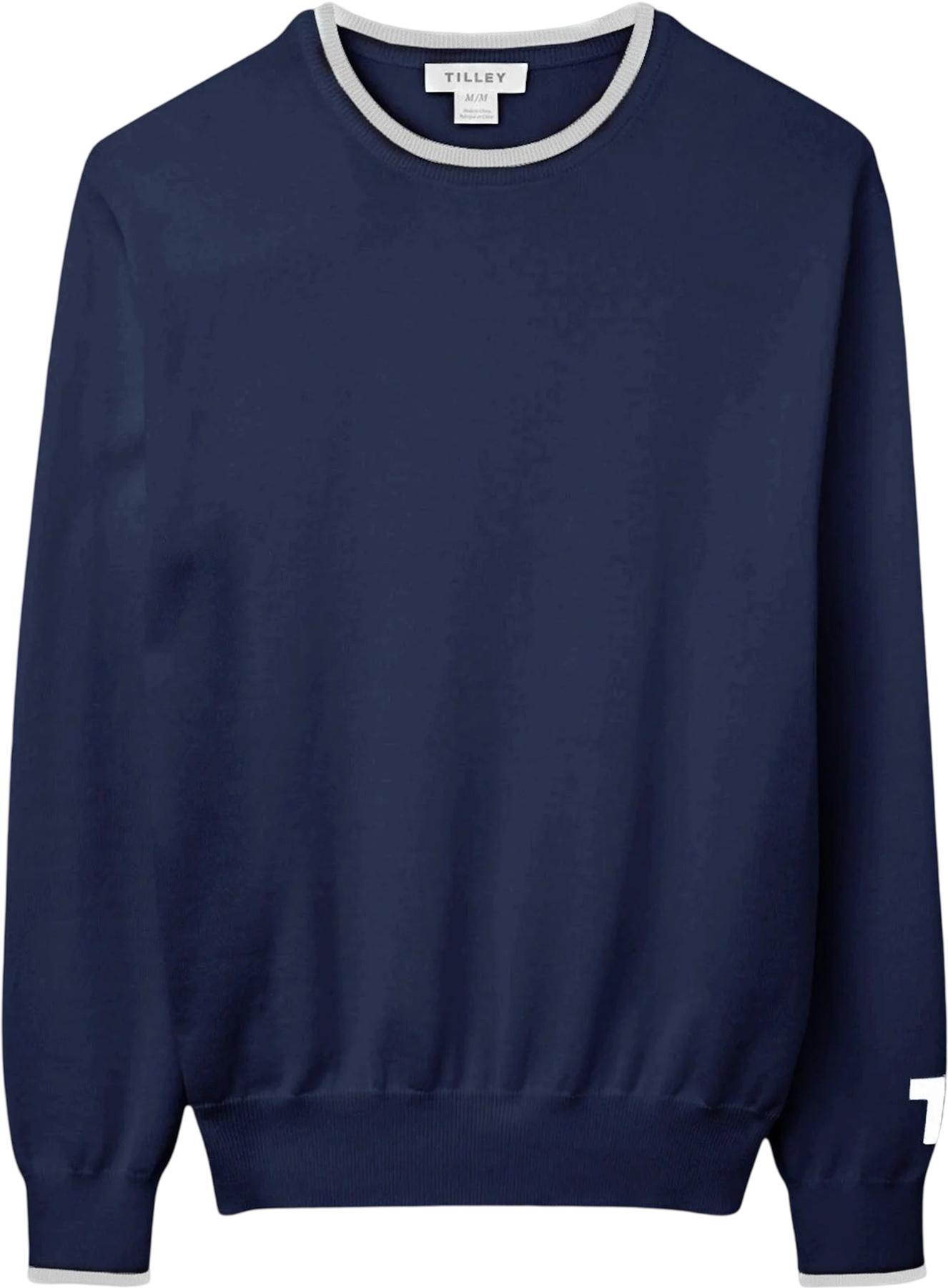 Product gallery image number 1 for product Chandail à col rond couleurs contrastantes - Homme