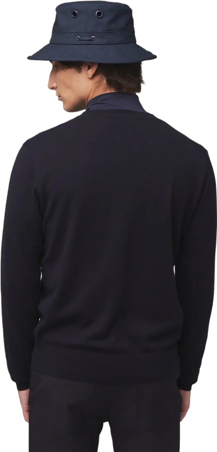 Product gallery image number 6 for product Chandail à col rond en mérinos extensible - Homme