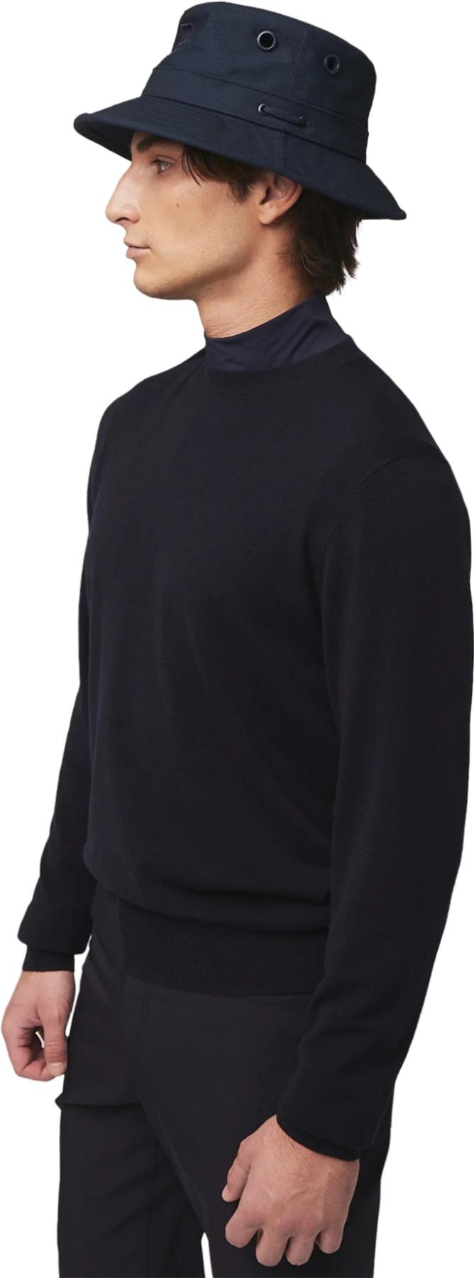 Product gallery image number 4 for product Chandail à col rond en mérinos extensible - Homme