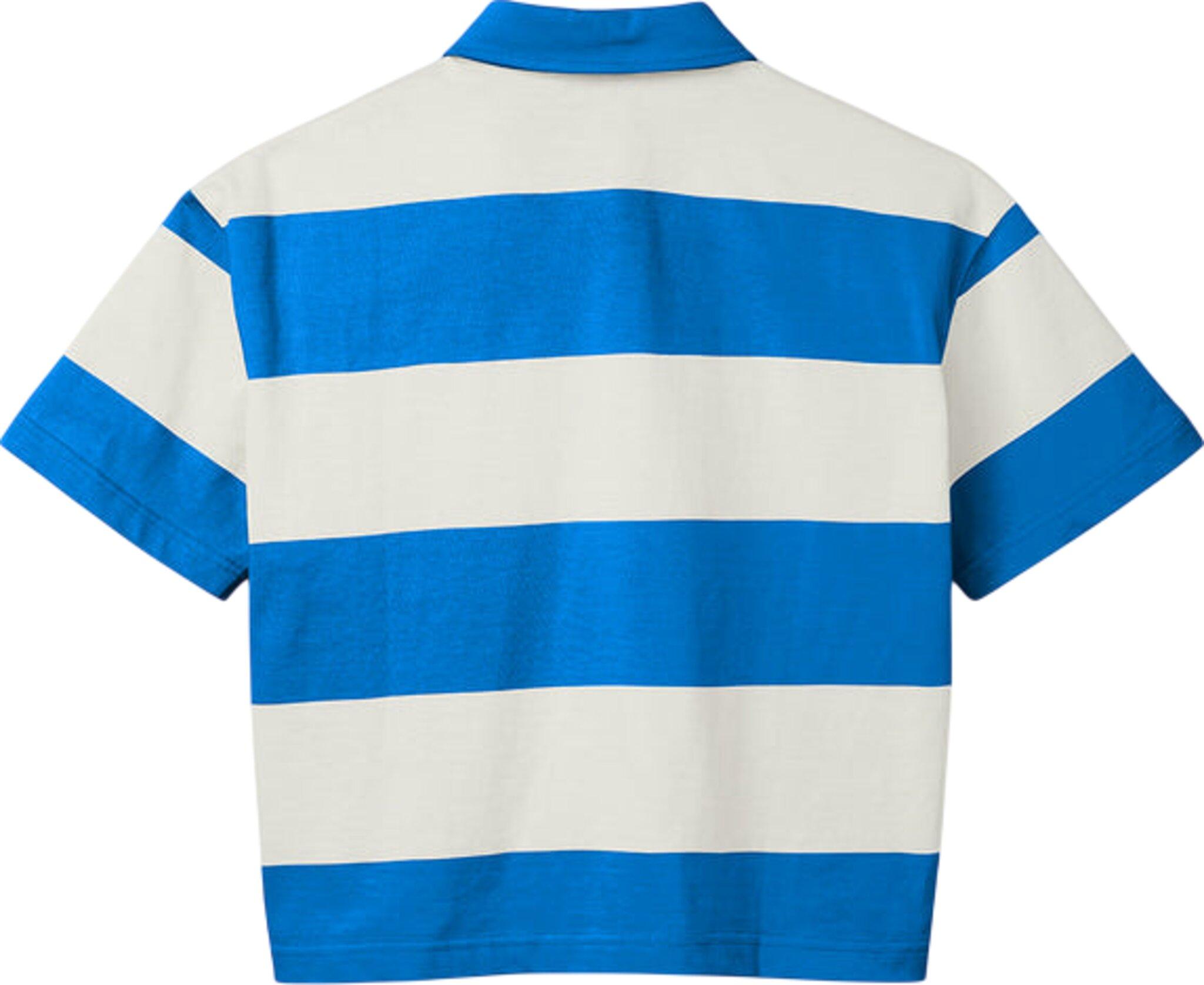 Product gallery image number 2 for product Stripe Marine Cropped Polo - Women's