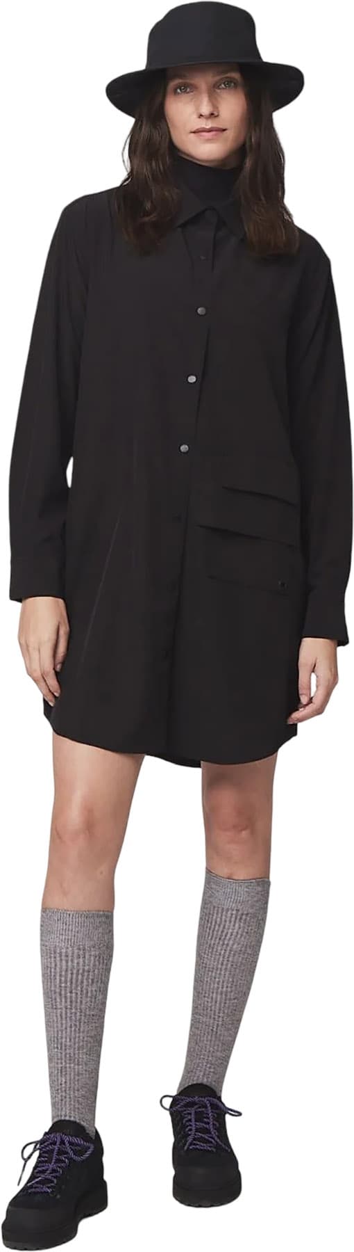 Product gallery image number 5 for product Tech Slk Shirt Dress - Women's
