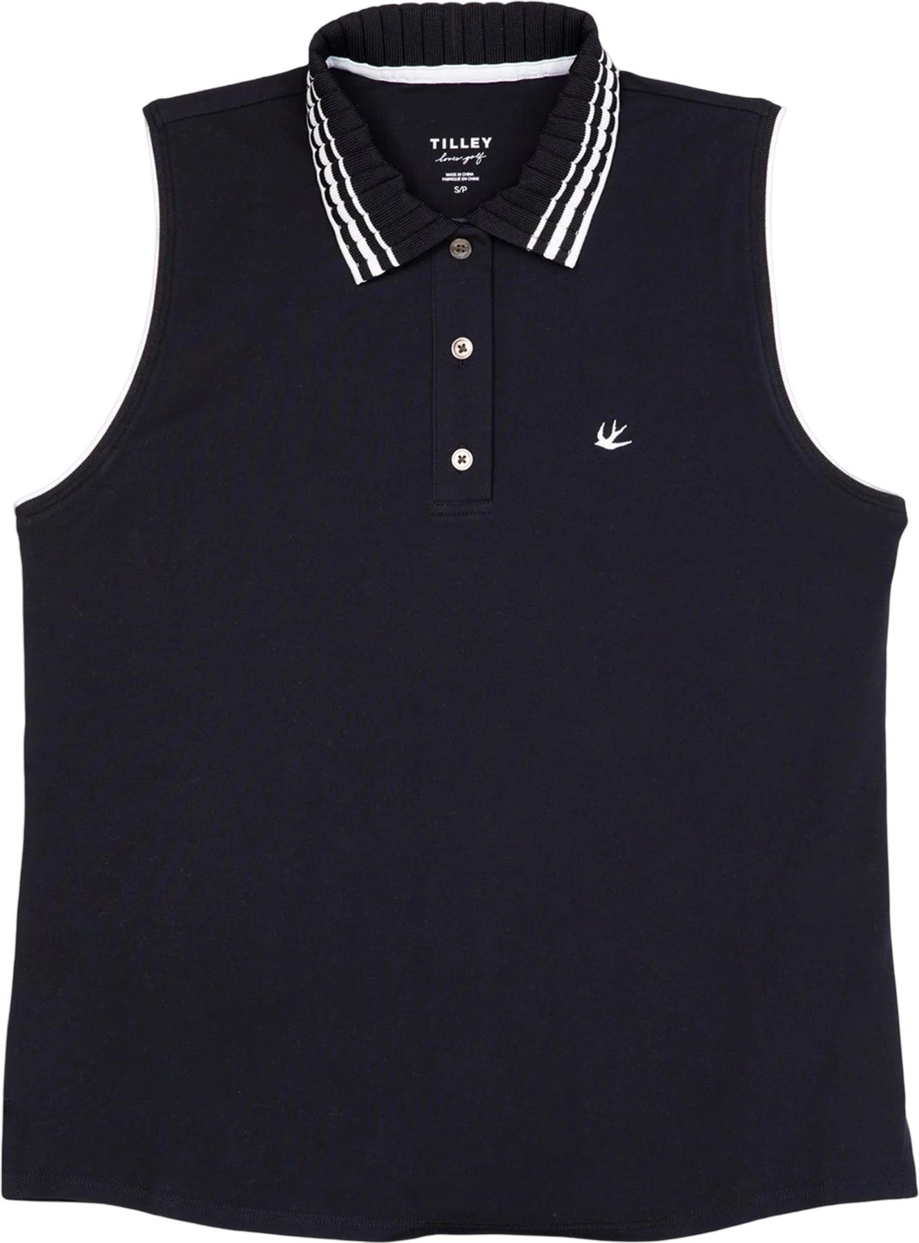 Product gallery image number 1 for product Sleeveless Pique Polo - Women's
