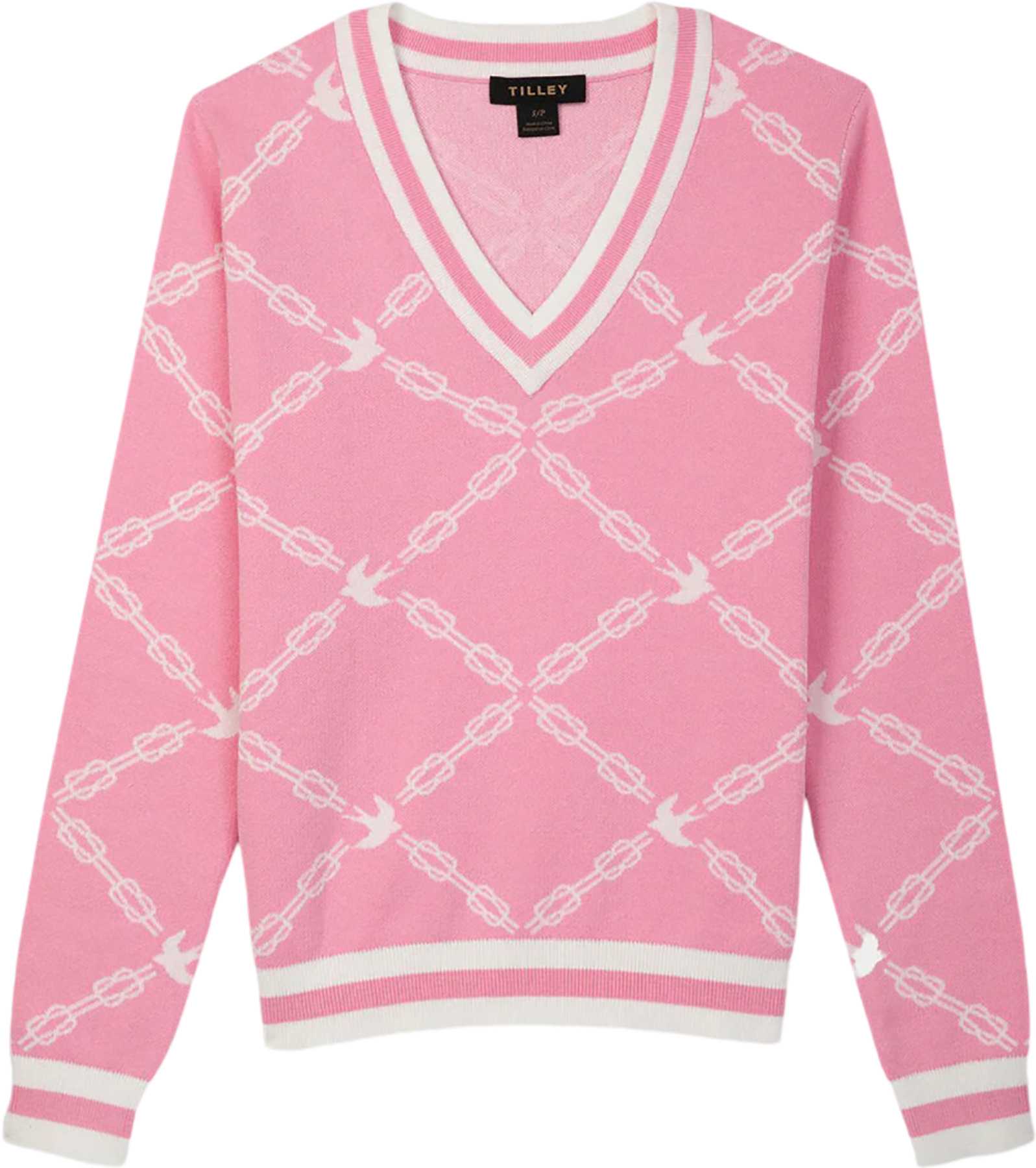 Product image for Jacquard V-Neck Sweater - Women's