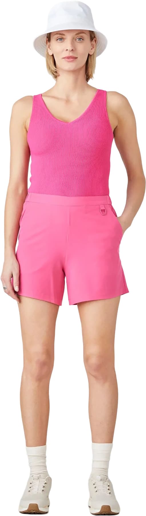 Product gallery image number 2 for product V-Neck Rib Shell Layering Top - Women's