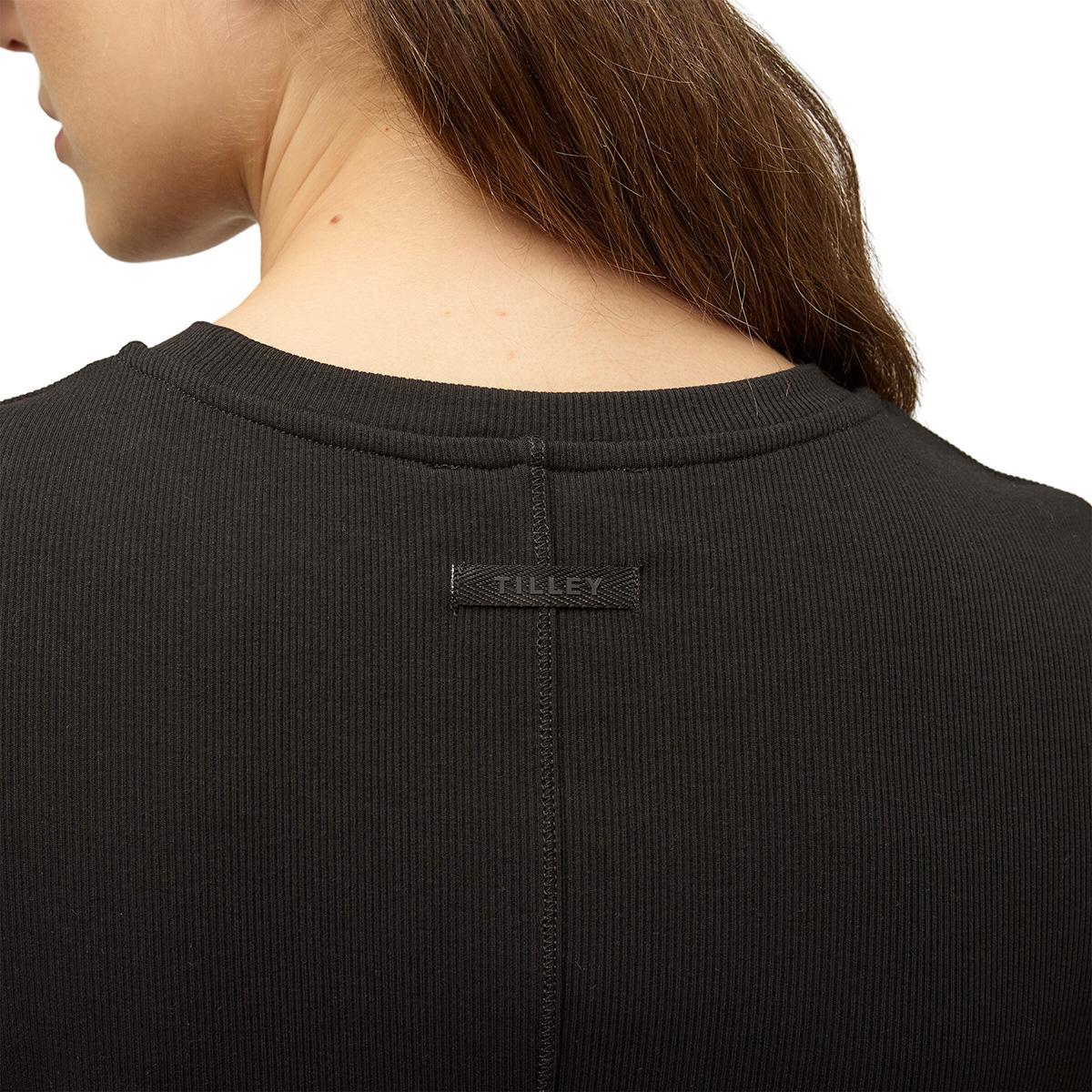 Product gallery image number 3 for product Short Sleeve Rib Tee Dress - Women's