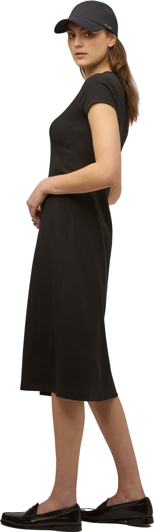 Product gallery image number 4 for product Short Sleeve Rib Tee Dress - Women's