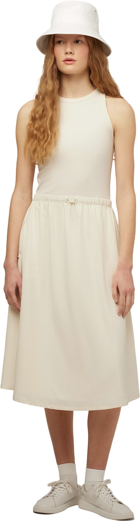 Image de produit pour Robe mi-longue Rib Tech Slk - Femme