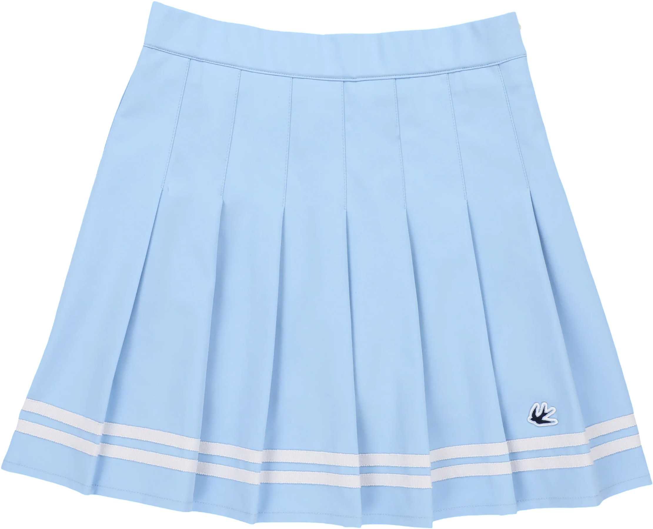 Powder Blue - White