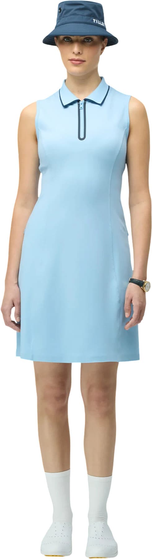 Product gallery image number 5 for product Quarter Zip Polo Dress - Women's