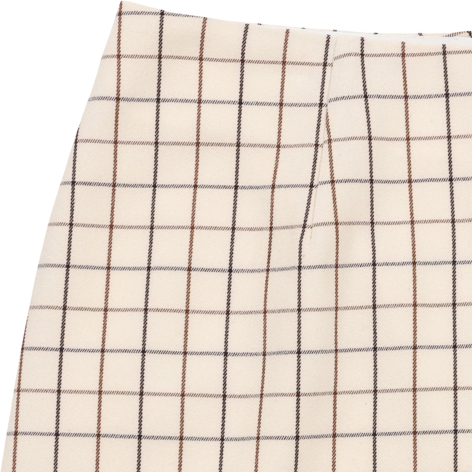 Product gallery image number 6 for product Jupe trapèze à carreaux rétro - Femme