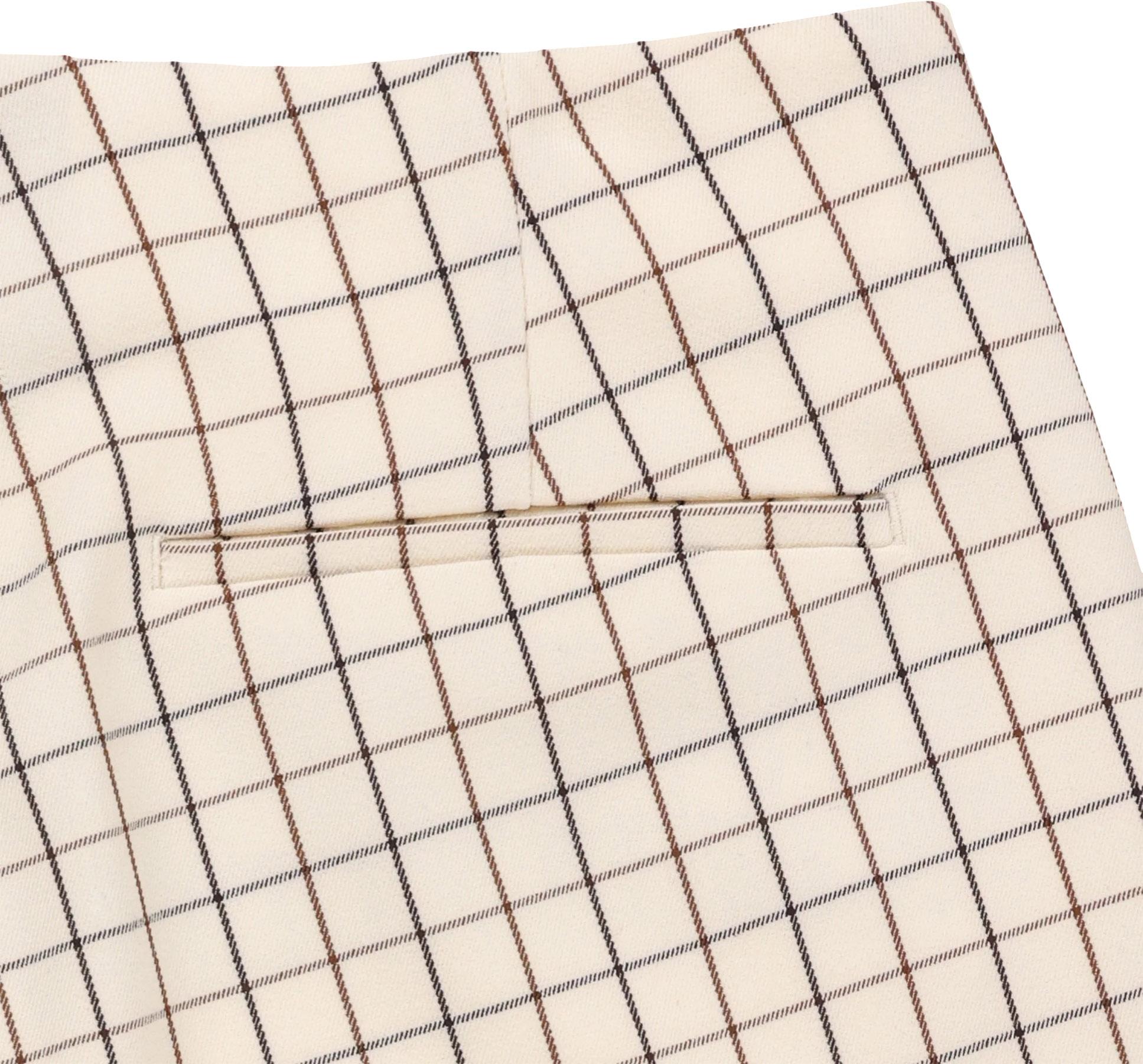 Product gallery image number 7 for product Jupe trapèze à carreaux rétro - Femme