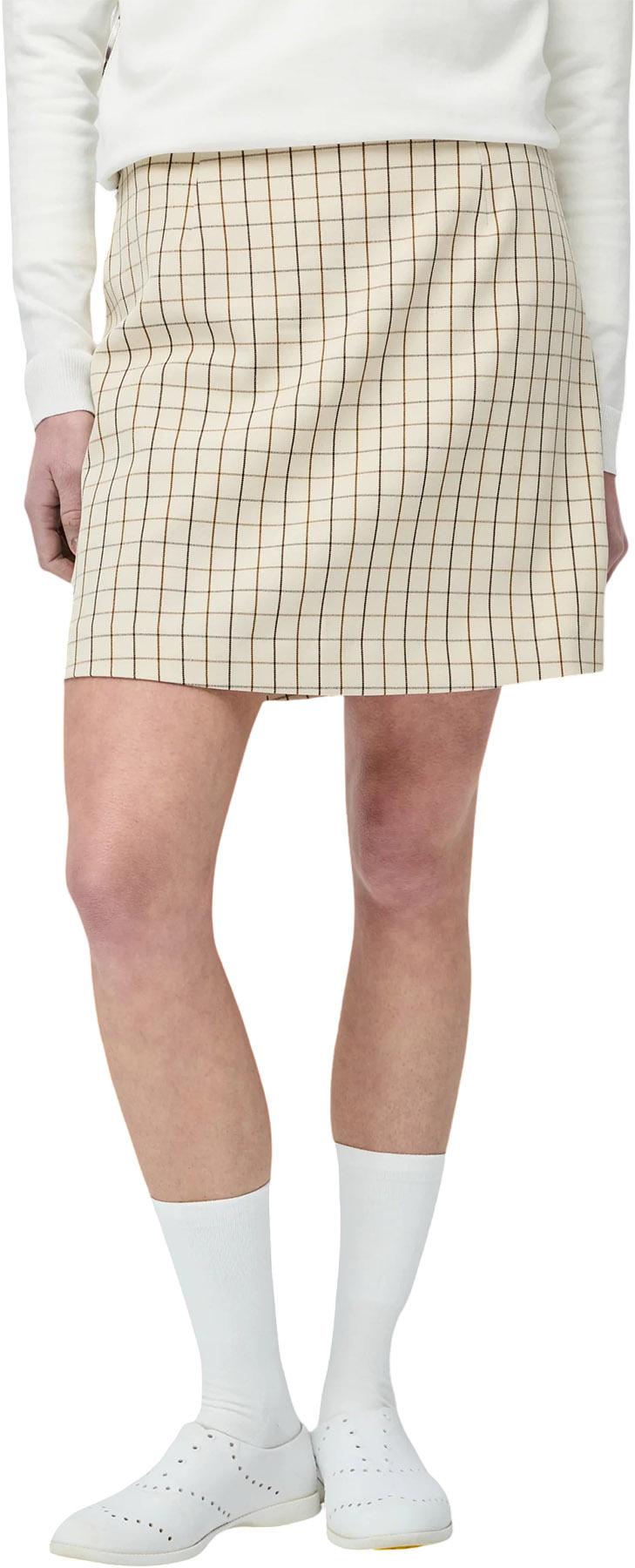 Product gallery image number 8 for product Jupe trapèze à carreaux rétro - Femme