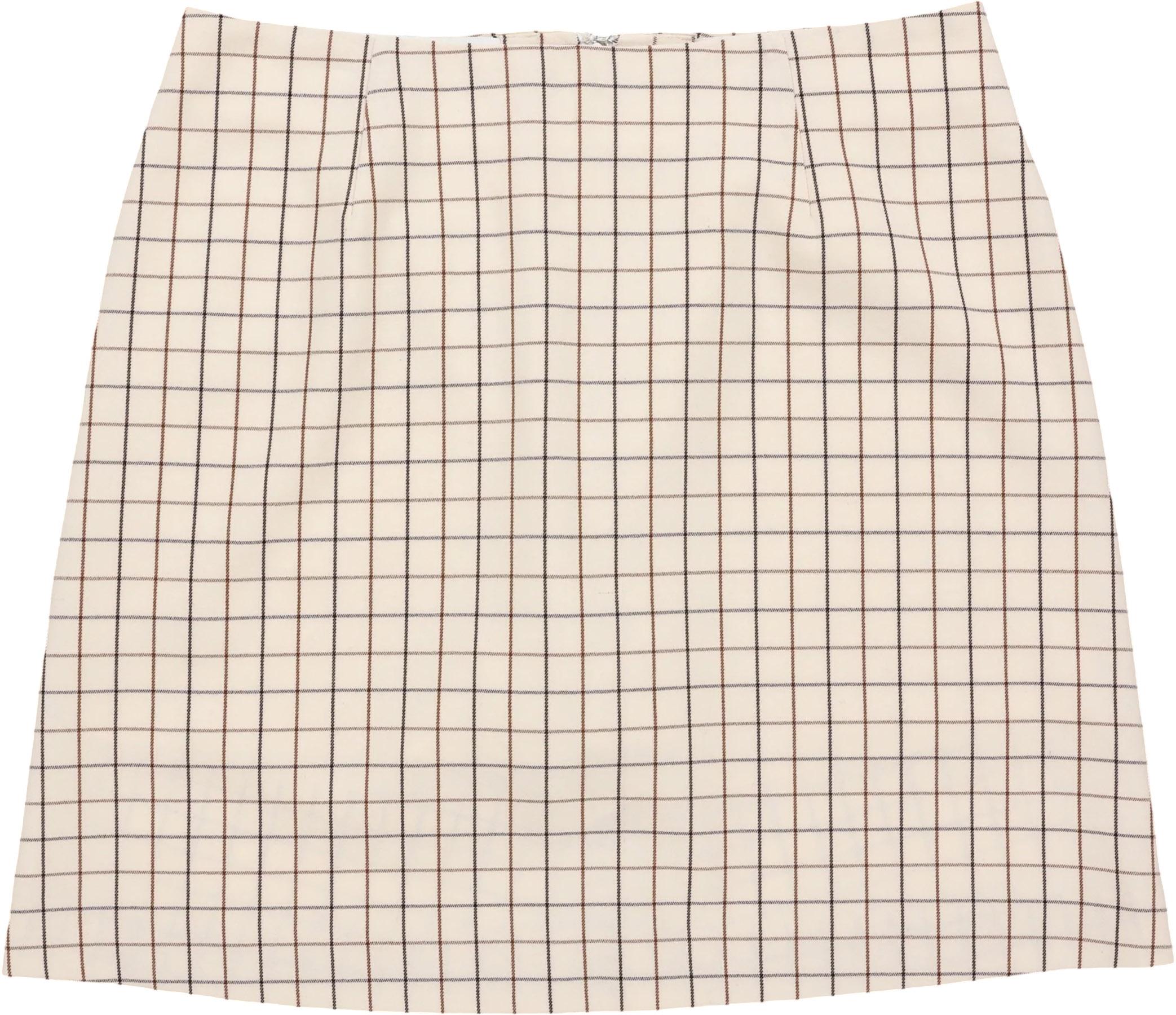 Product image for Jupe trapèze à carreaux rétro - Femme