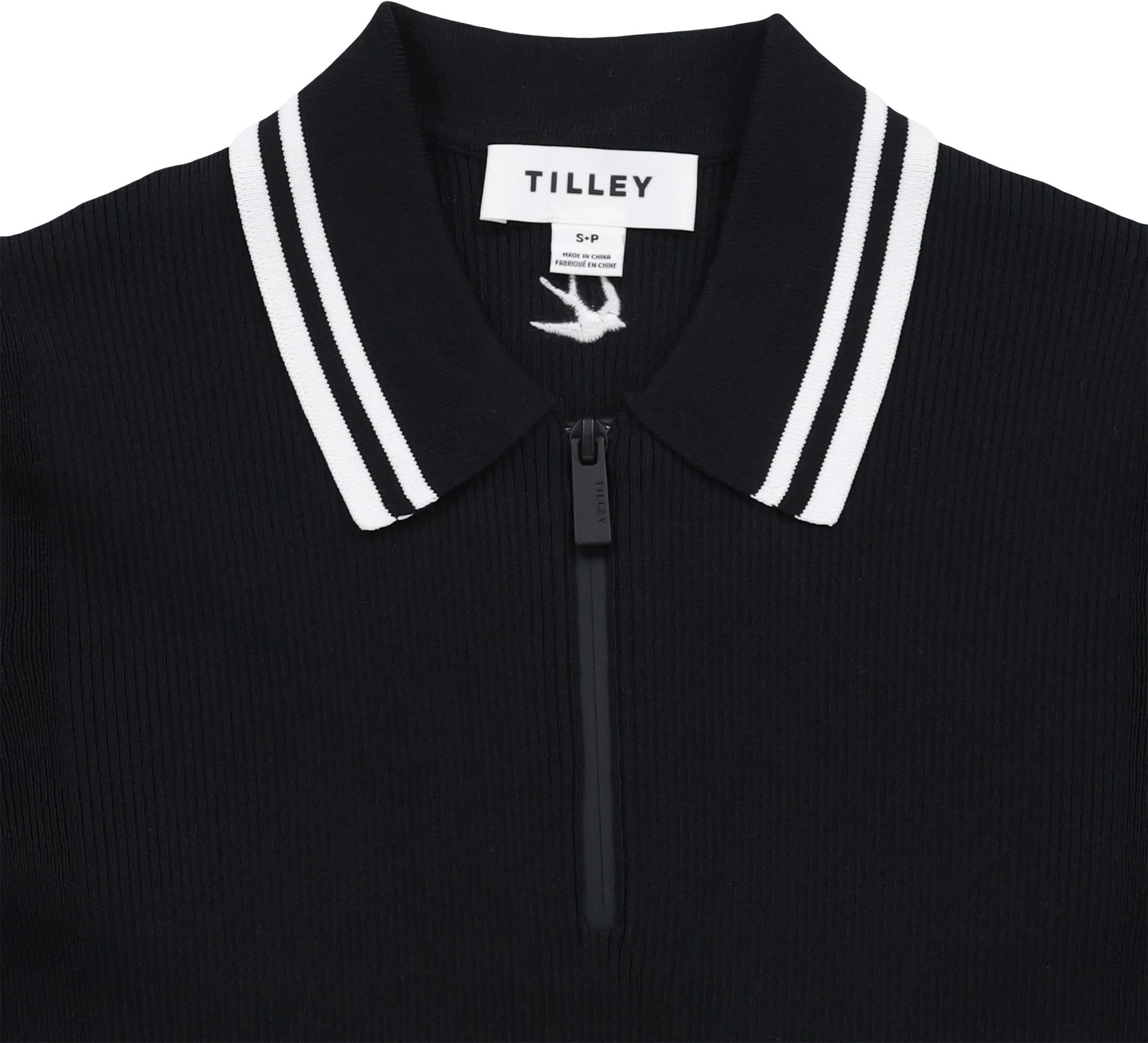 Product gallery image number 4 for product Polo rayé à glissière - Femme