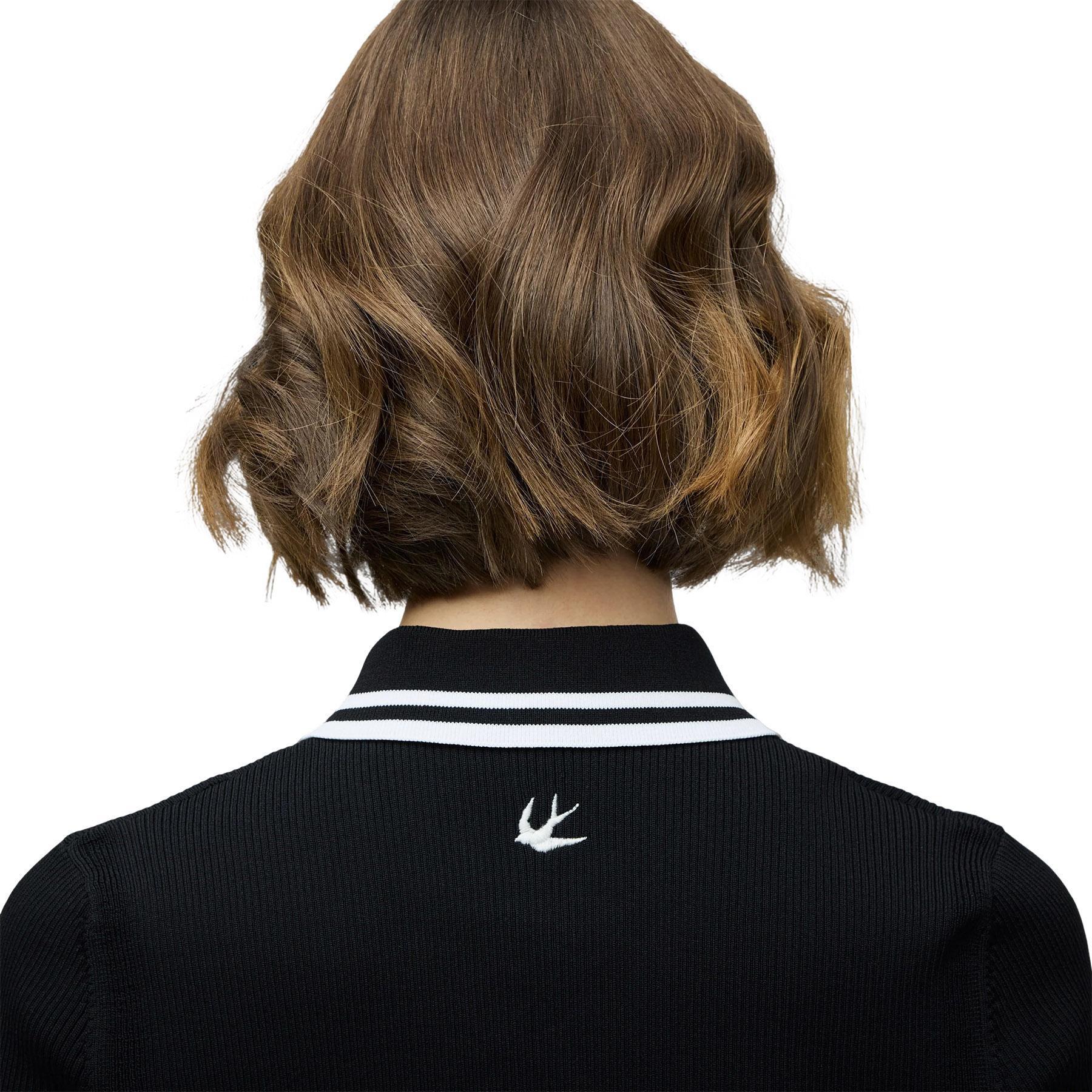 Product gallery image number 6 for product Polo rayé à glissière - Femme