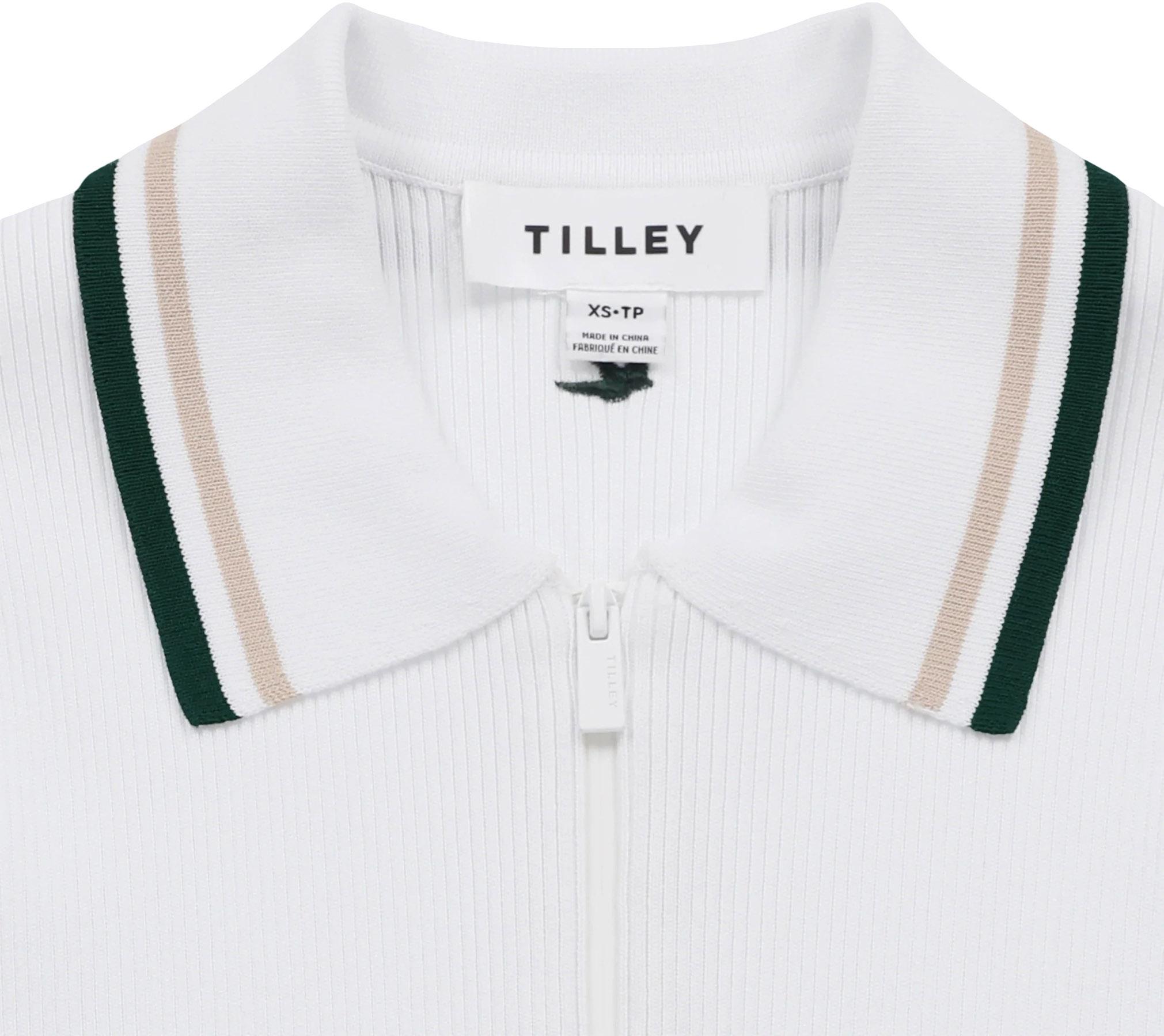 Product gallery image number 6 for product Stripe Zip Polo - Women's
