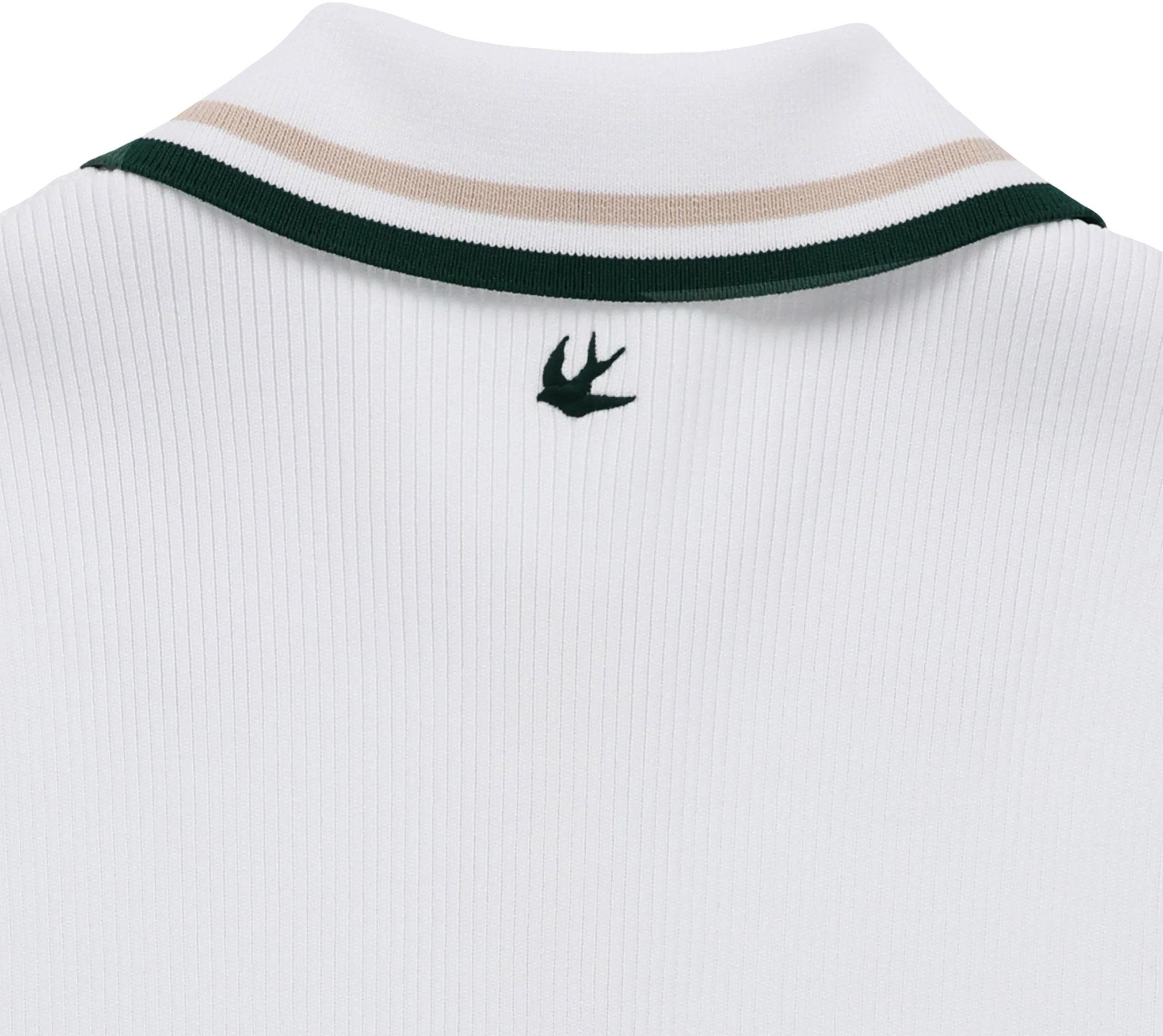 Product gallery image number 7 for product Stripe Zip Polo - Women's