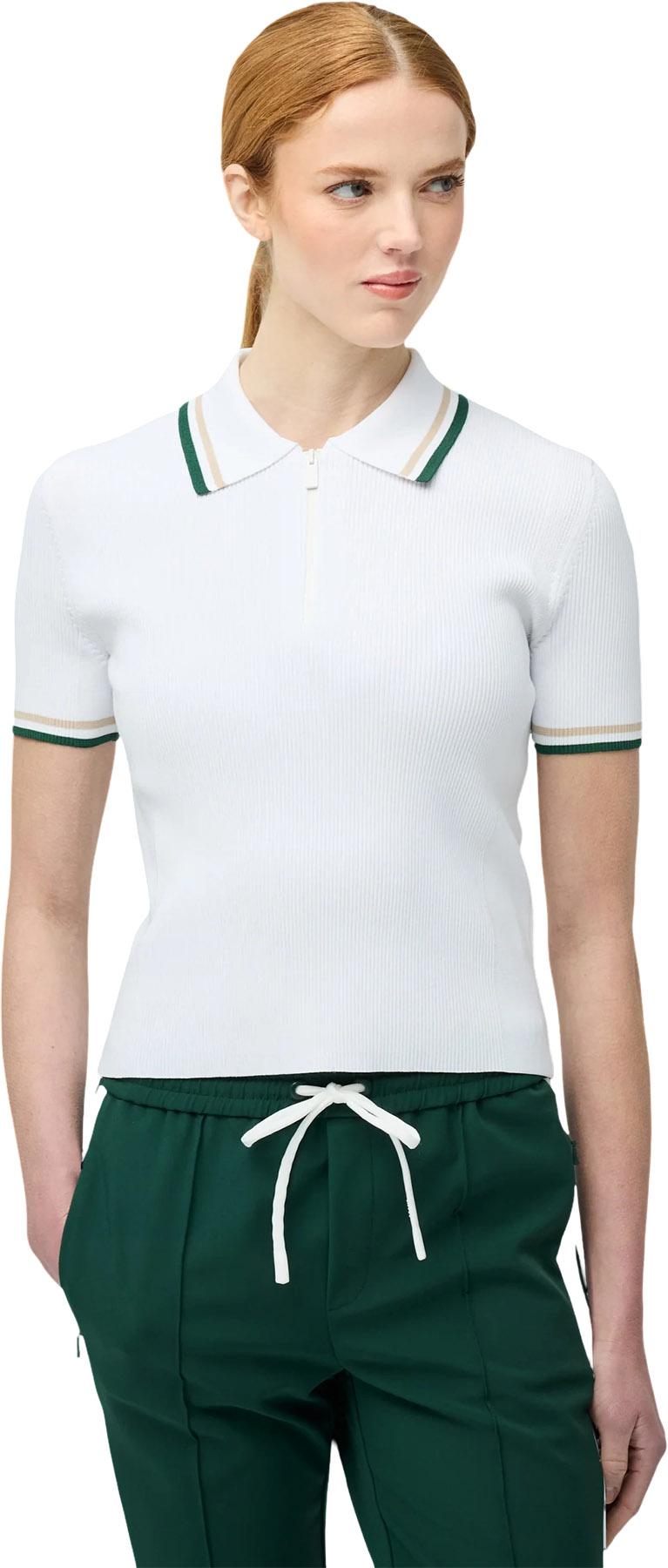 Product gallery image number 9 for product Stripe Zip Polo - Women's