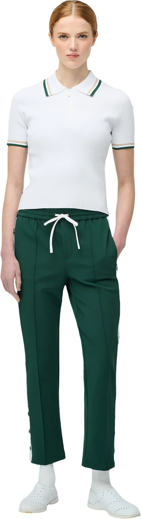 Product gallery image number 10 for product Stripe Zip Polo - Women's