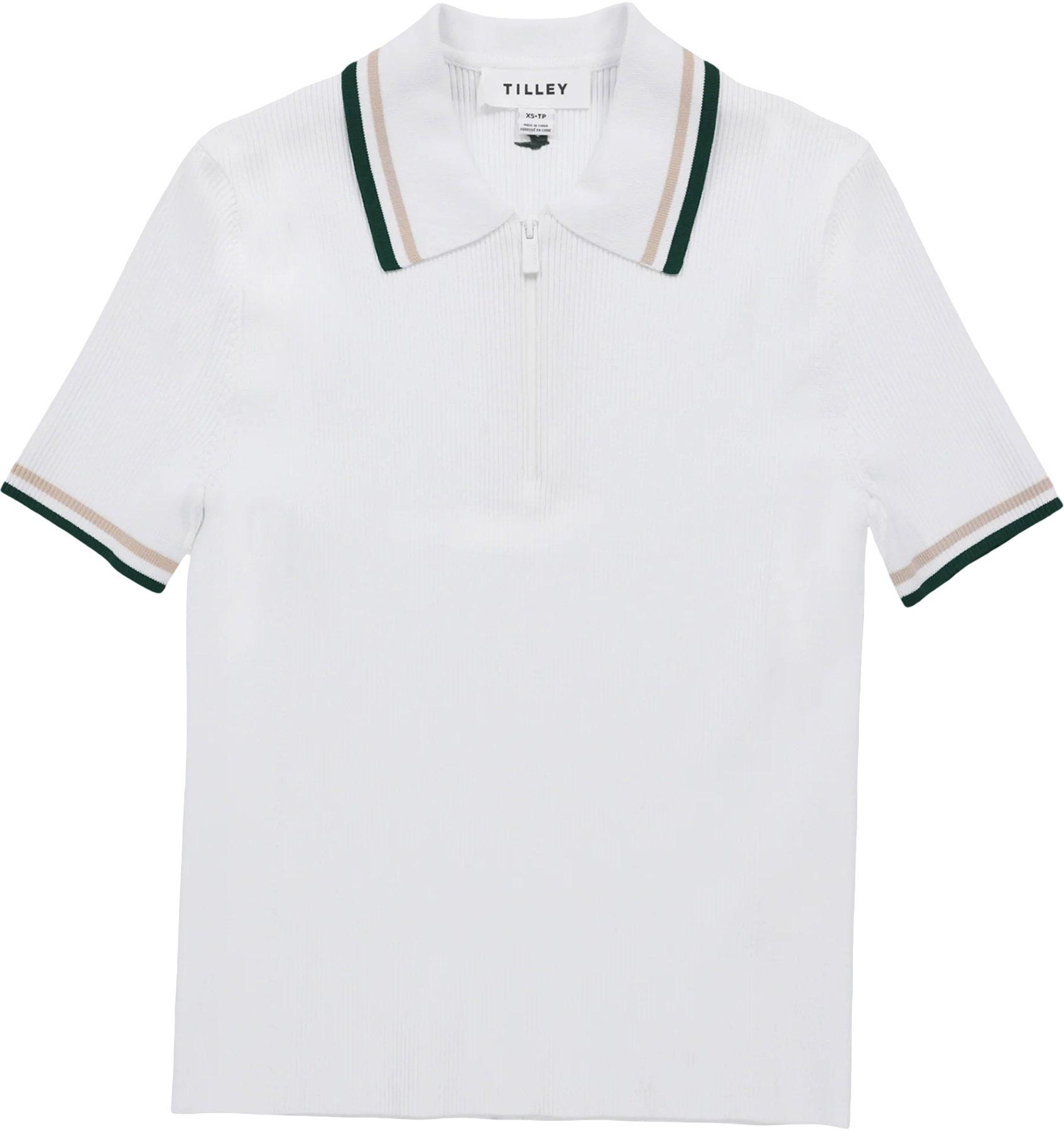 Product image for Polo rayé à glissière - Femme